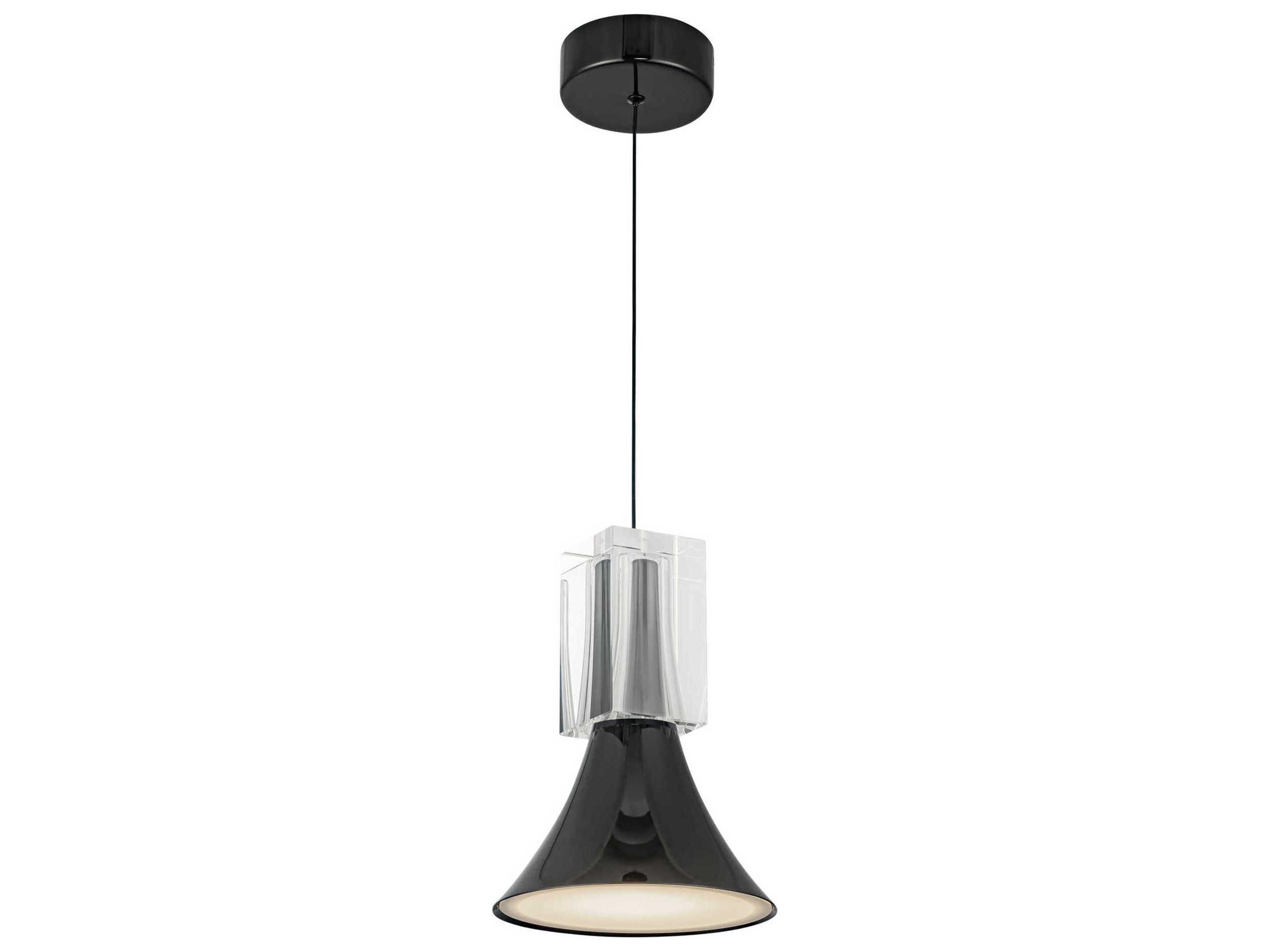 Kuzco Lighting Floe Glossy Black Mini Pendant