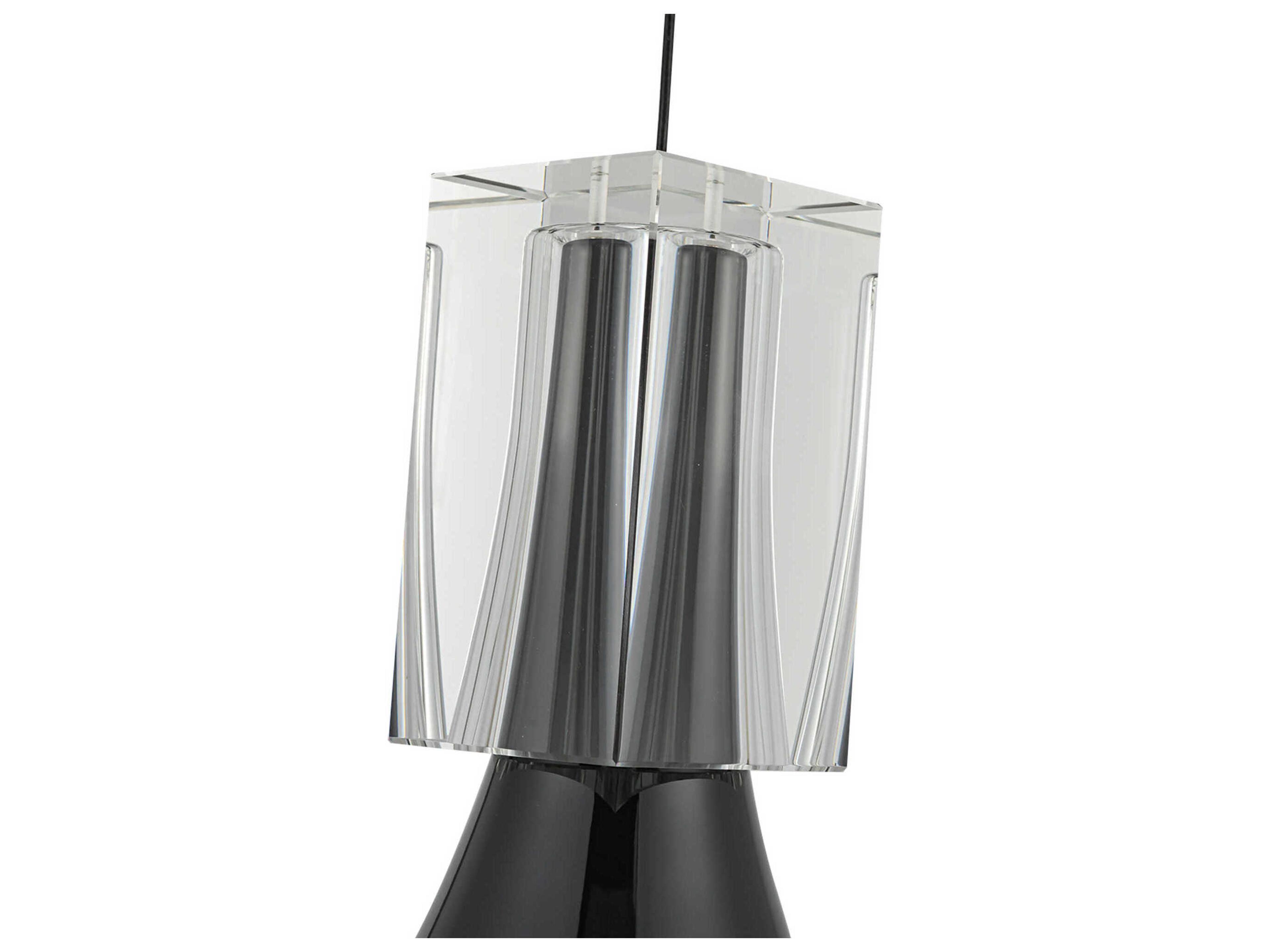 Kuzco Lighting Floe Glossy Black Mini Pendant
