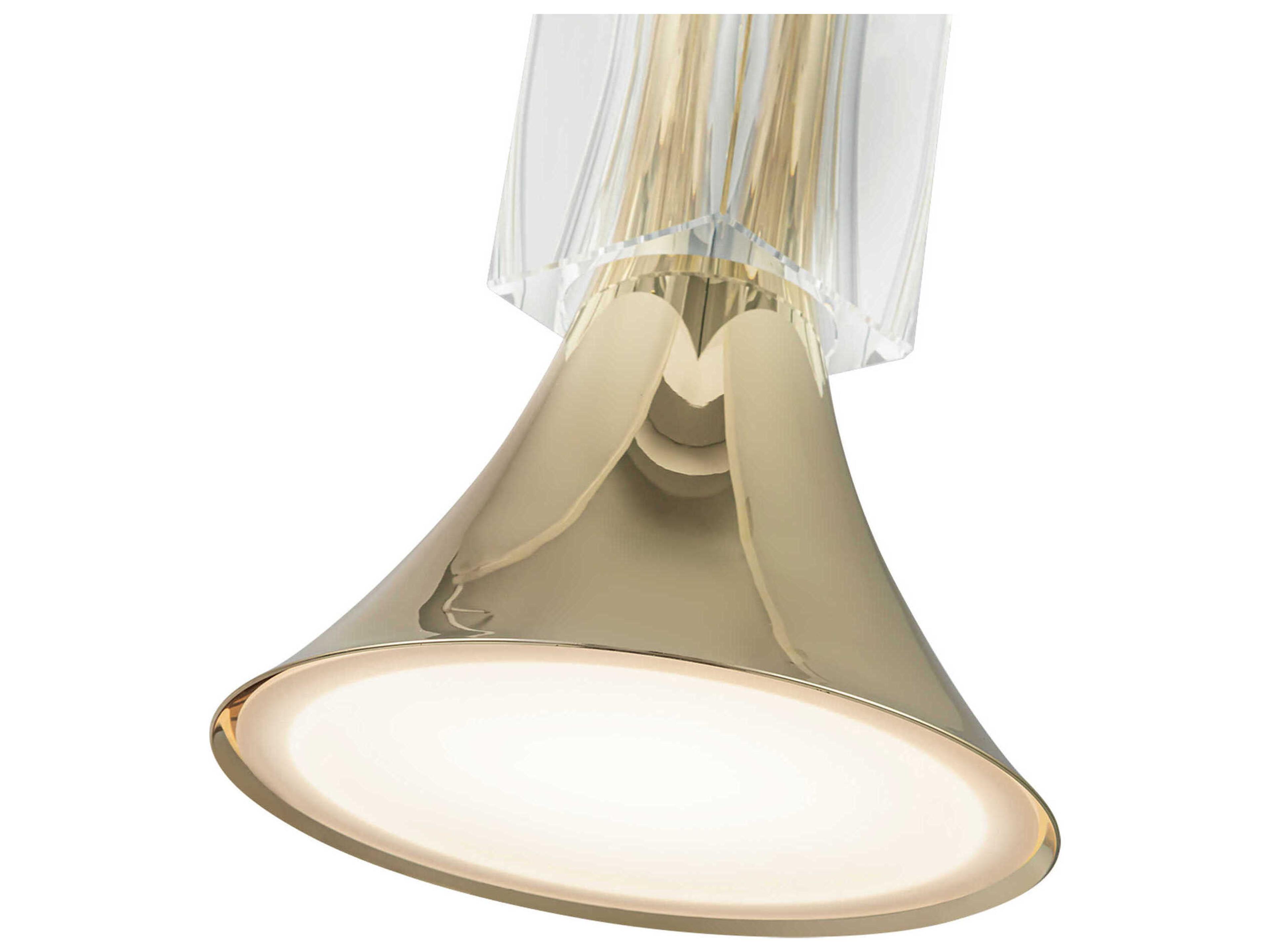 Kuzco Lighting Floe Metallic Brass Mini Pendant