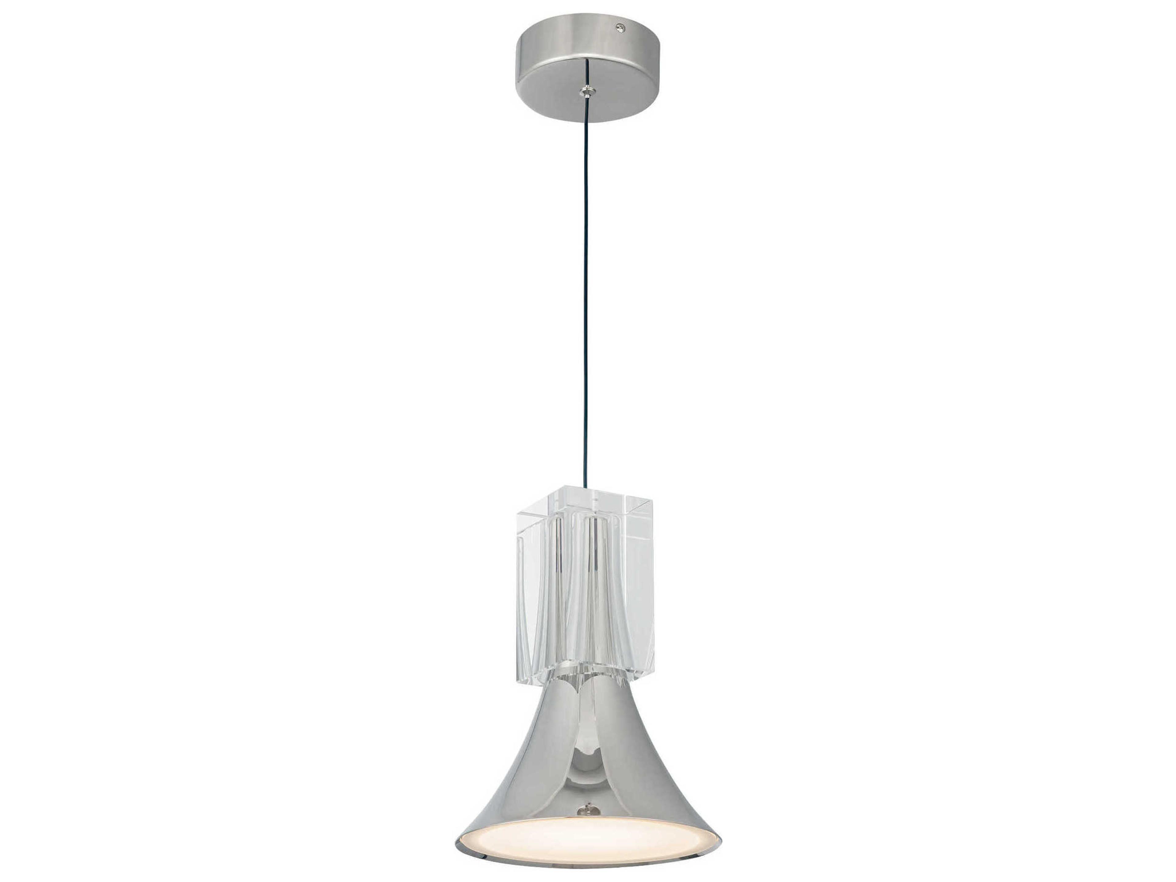 Kuzco Lighting Floe Polished Nickel Mini Pendant