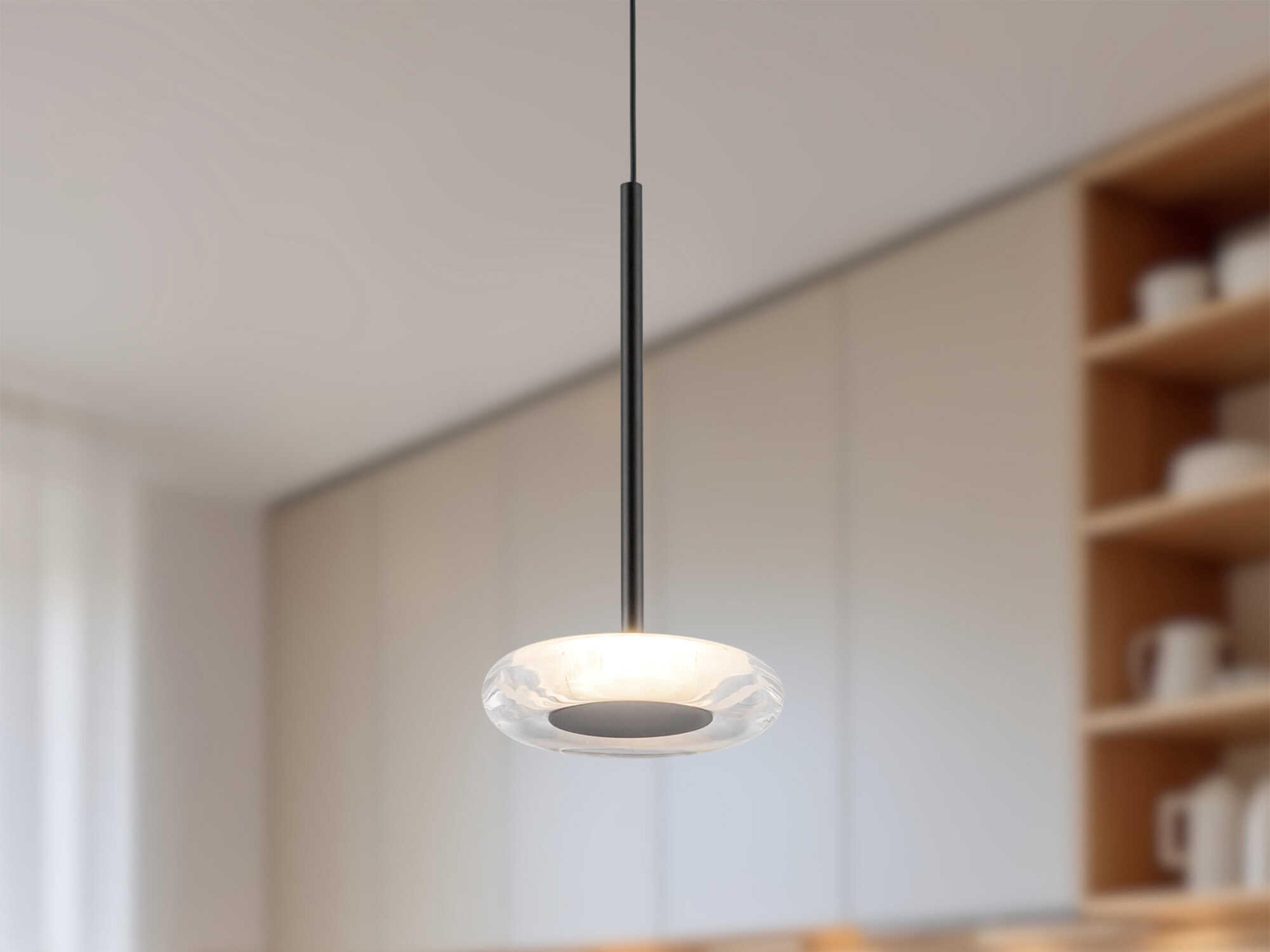 Kuzco Lighting Stephord Black Round Mini Pendant