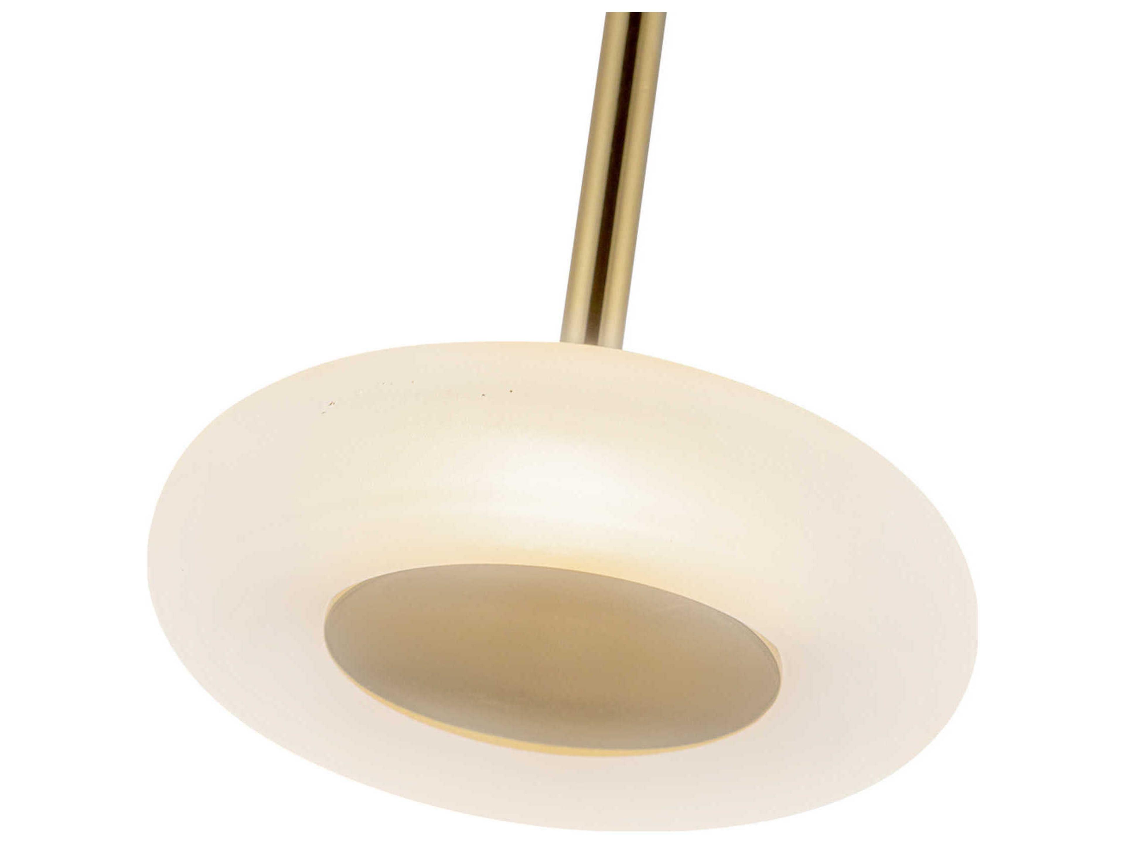 Kuzco Lighting Stephord Metallic Brass Round Mini Pendant