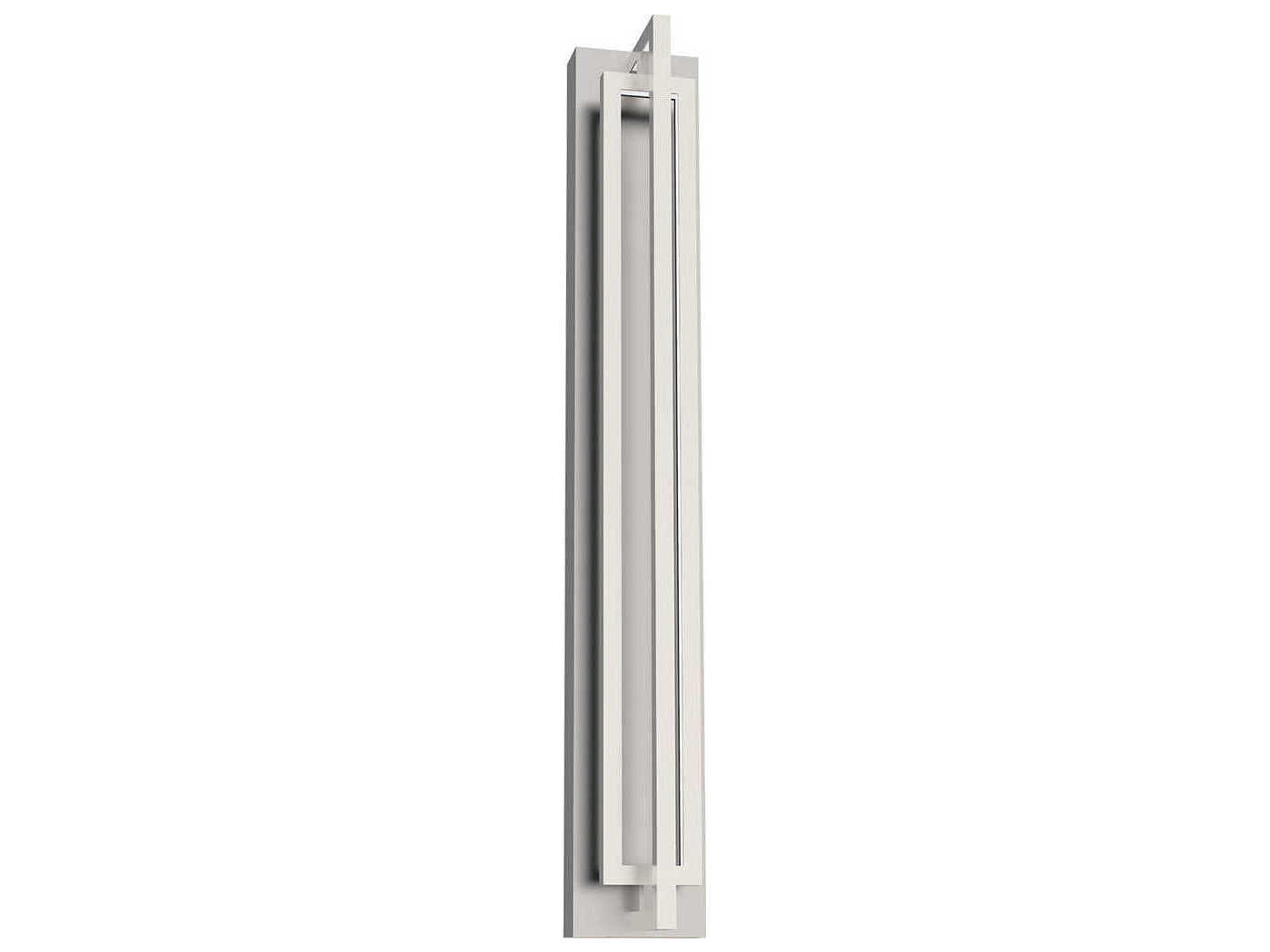 Kuzco Lighting Mondrian Brushed Nickel Linear Semi Flush Mount