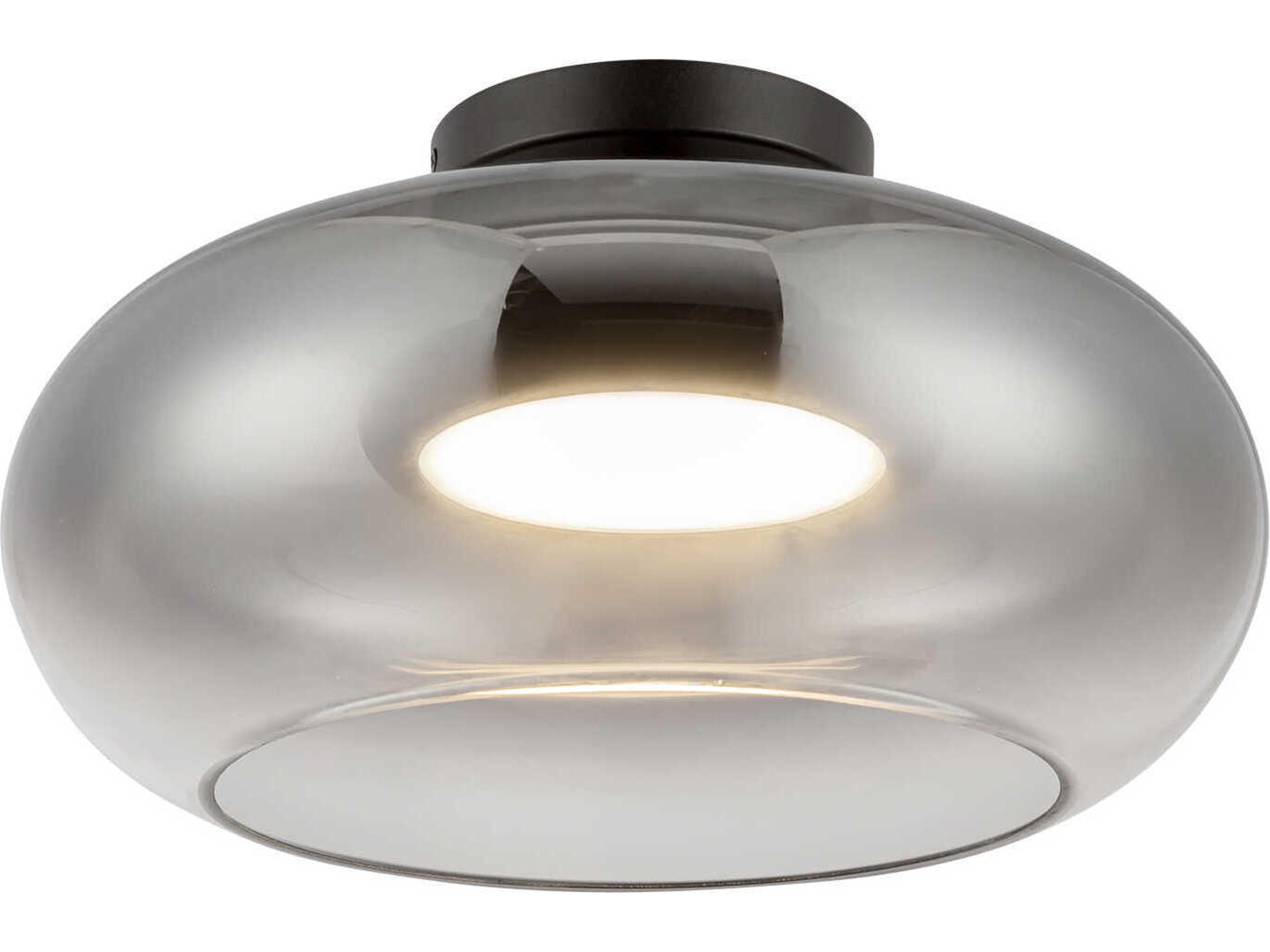 Kuzco Lighting Trinity Black Semi Flush Mount