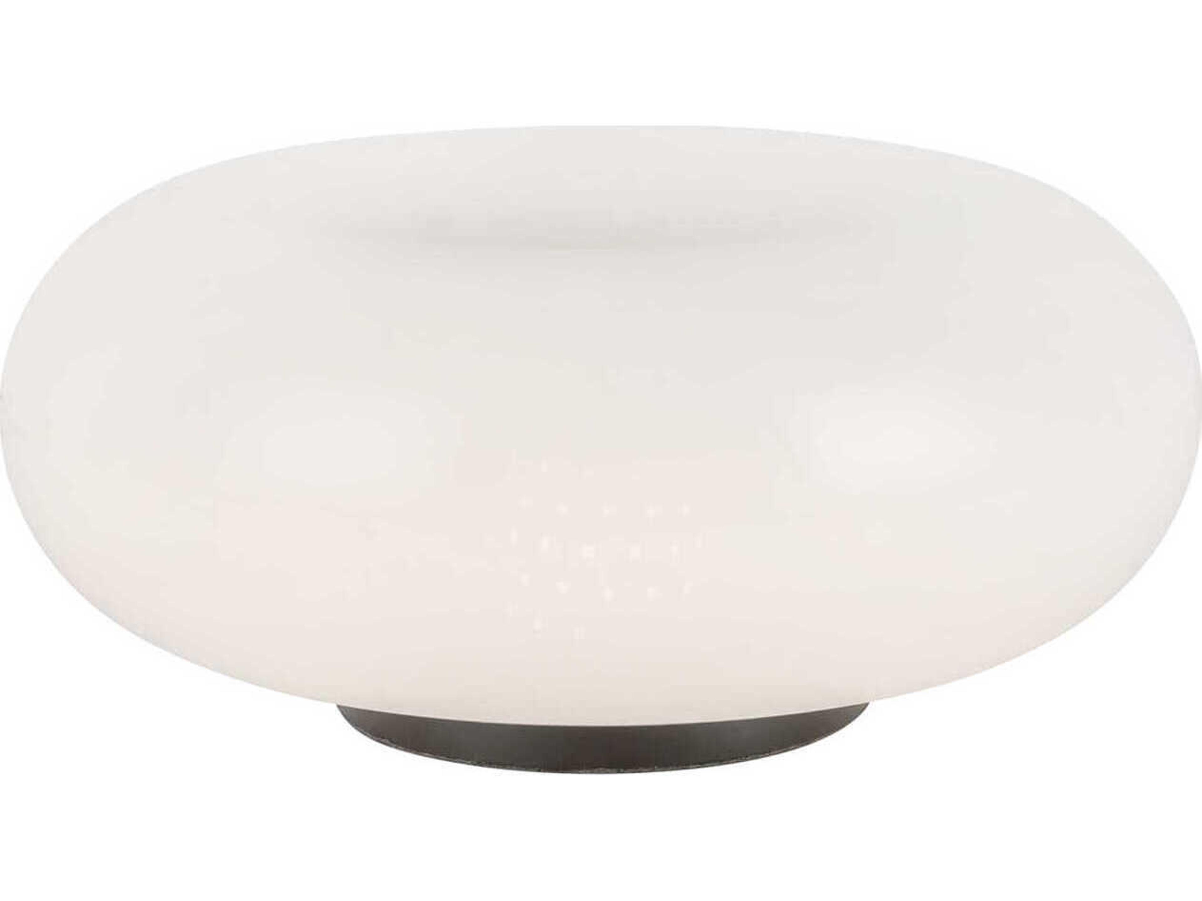 Kuzco Lighting Nimbus Black Matte Opal Glass Table Lamp