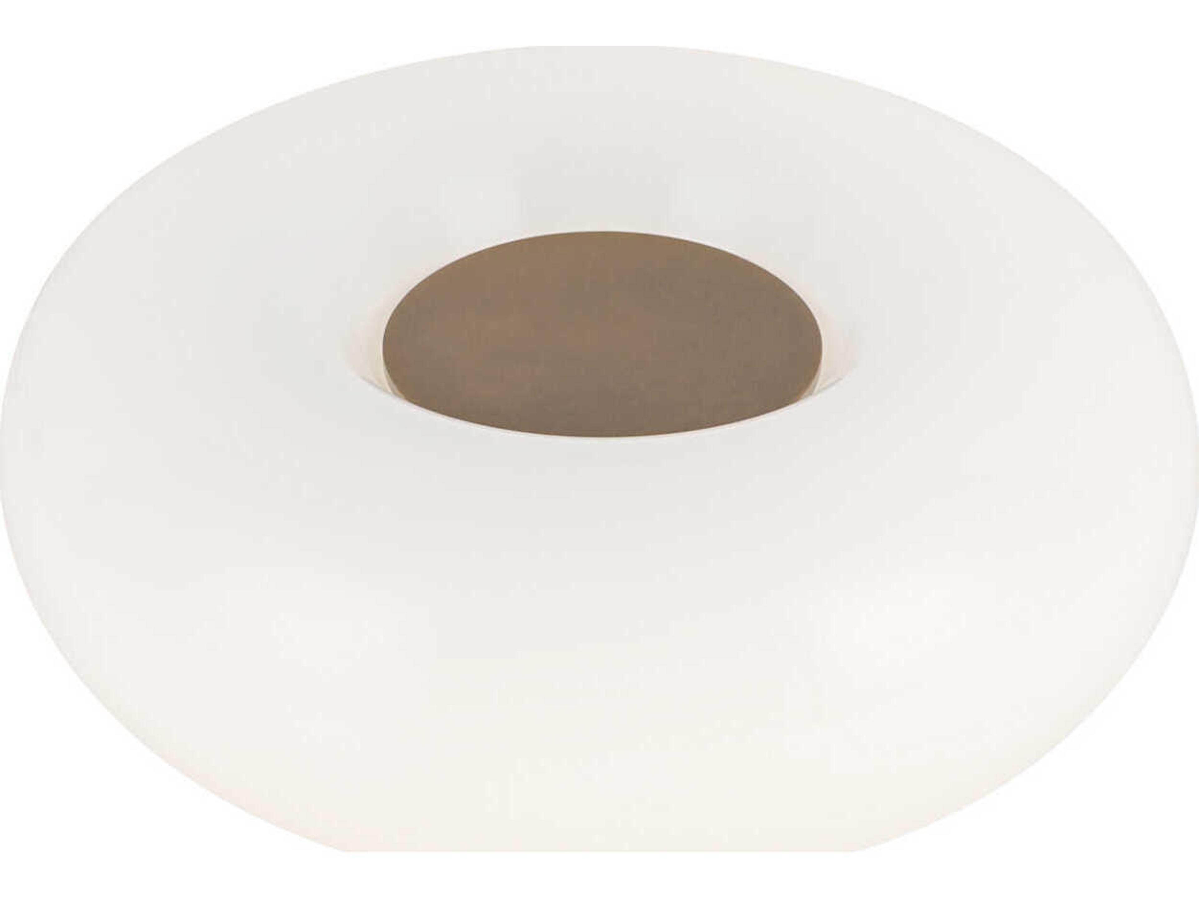 Kuzco Lighting Nimbus Vintage Brass Matte Opal Glass Table Lamp