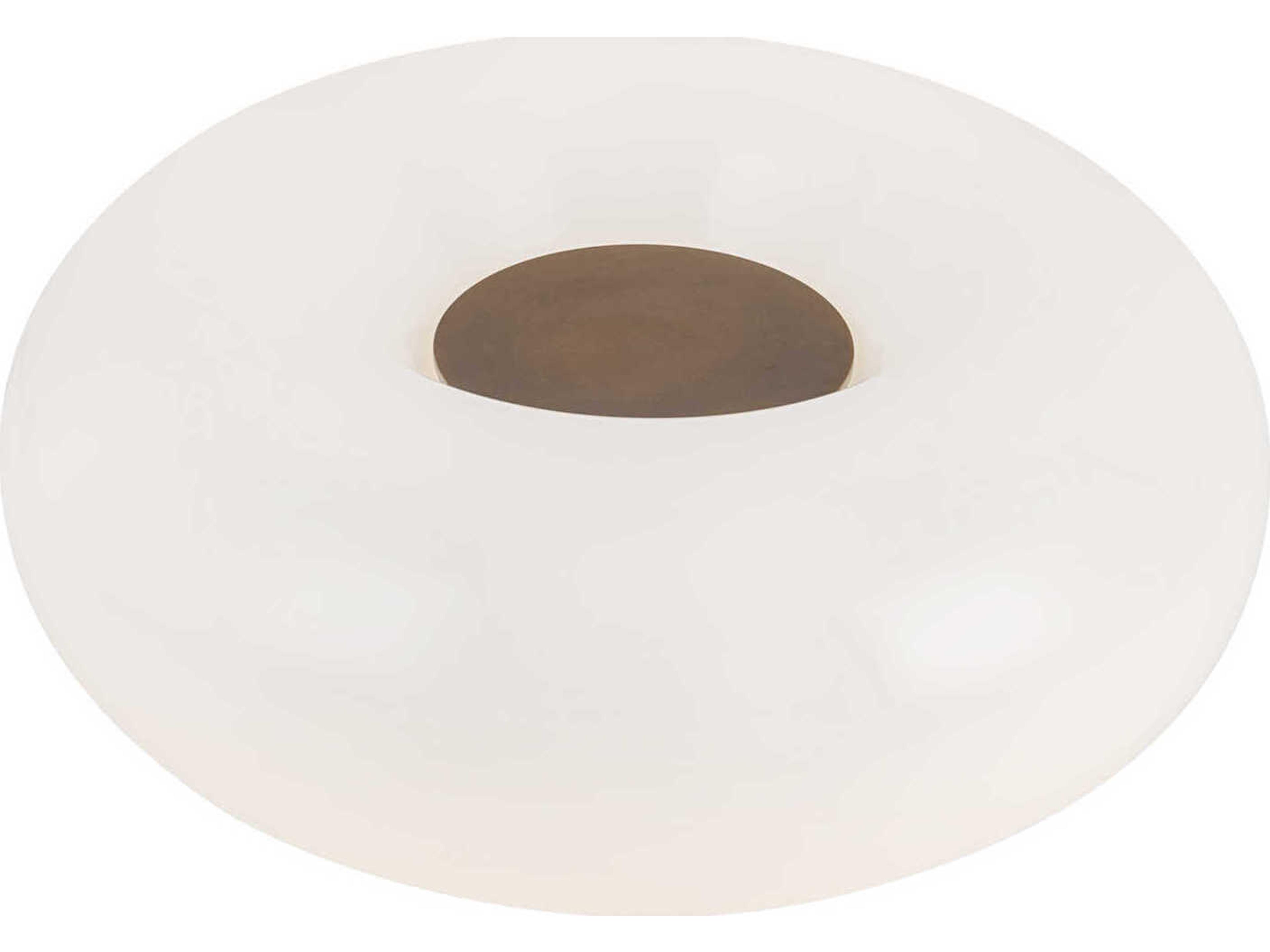 Kuzco Lighting Nimbus Vintage Brass Matte Opal Glass Table Lamp