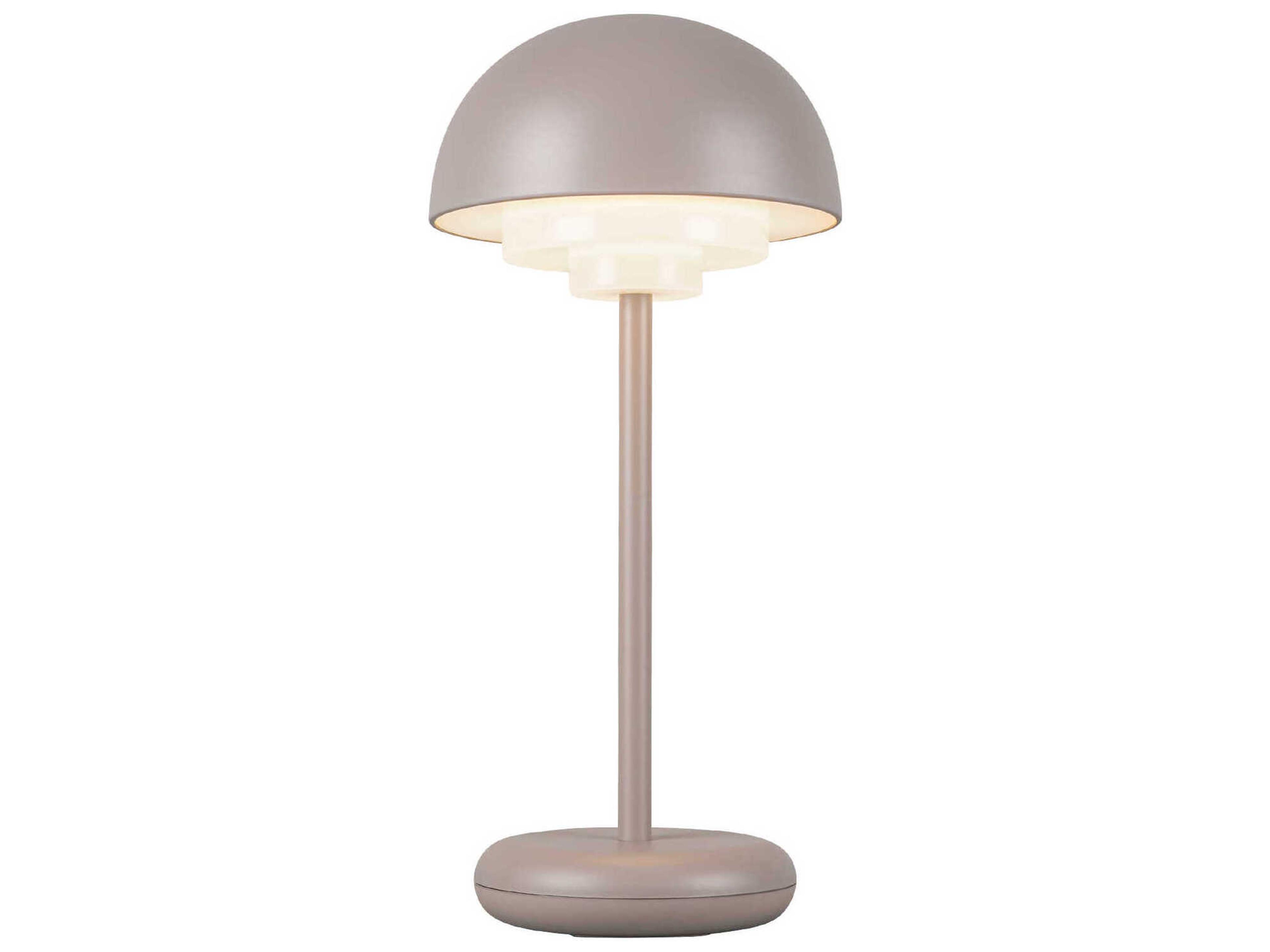 Hinata Moonstone Gray Table Lamp