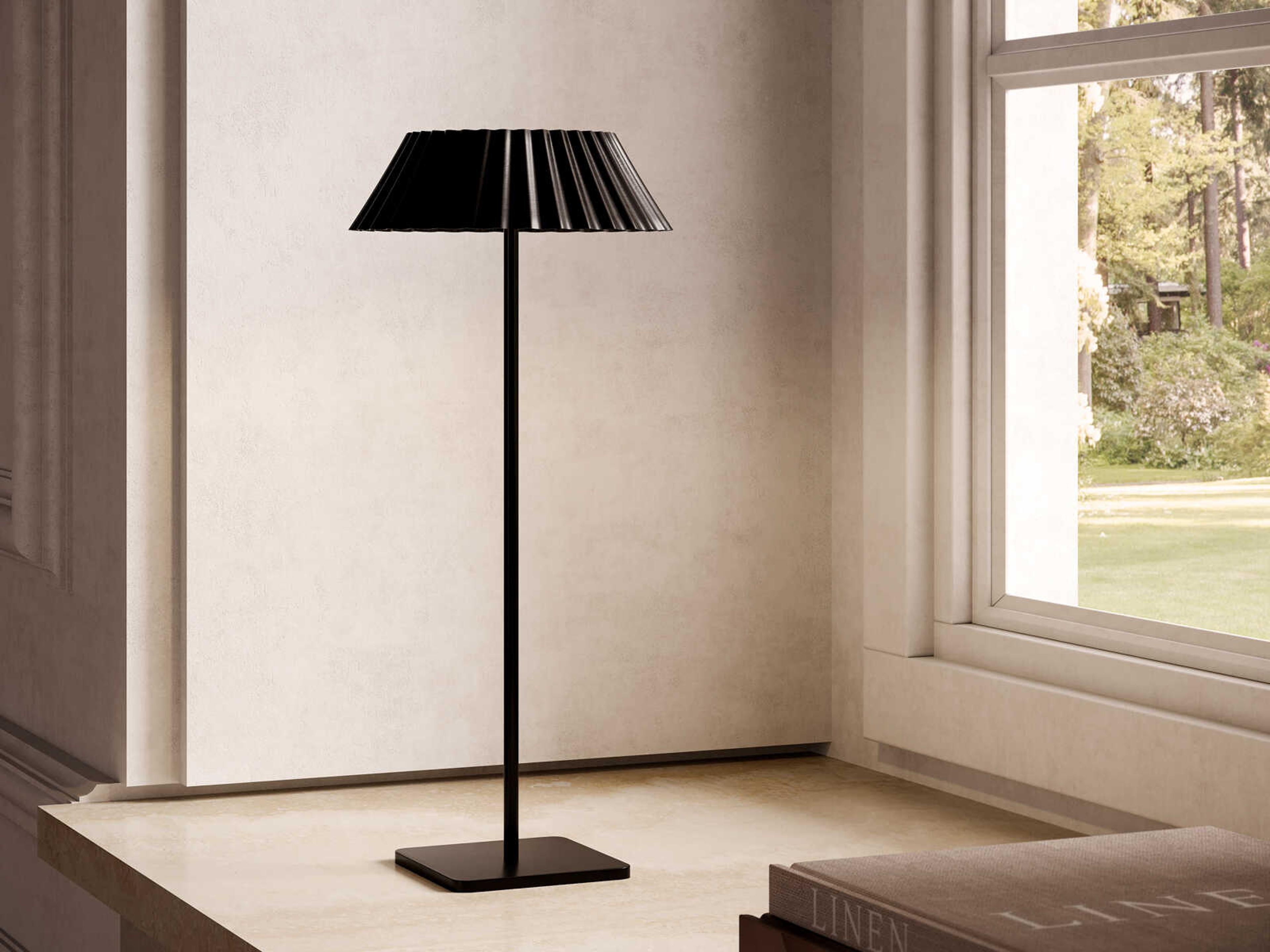 Kuzco Lighting Pela Black Table Lamp