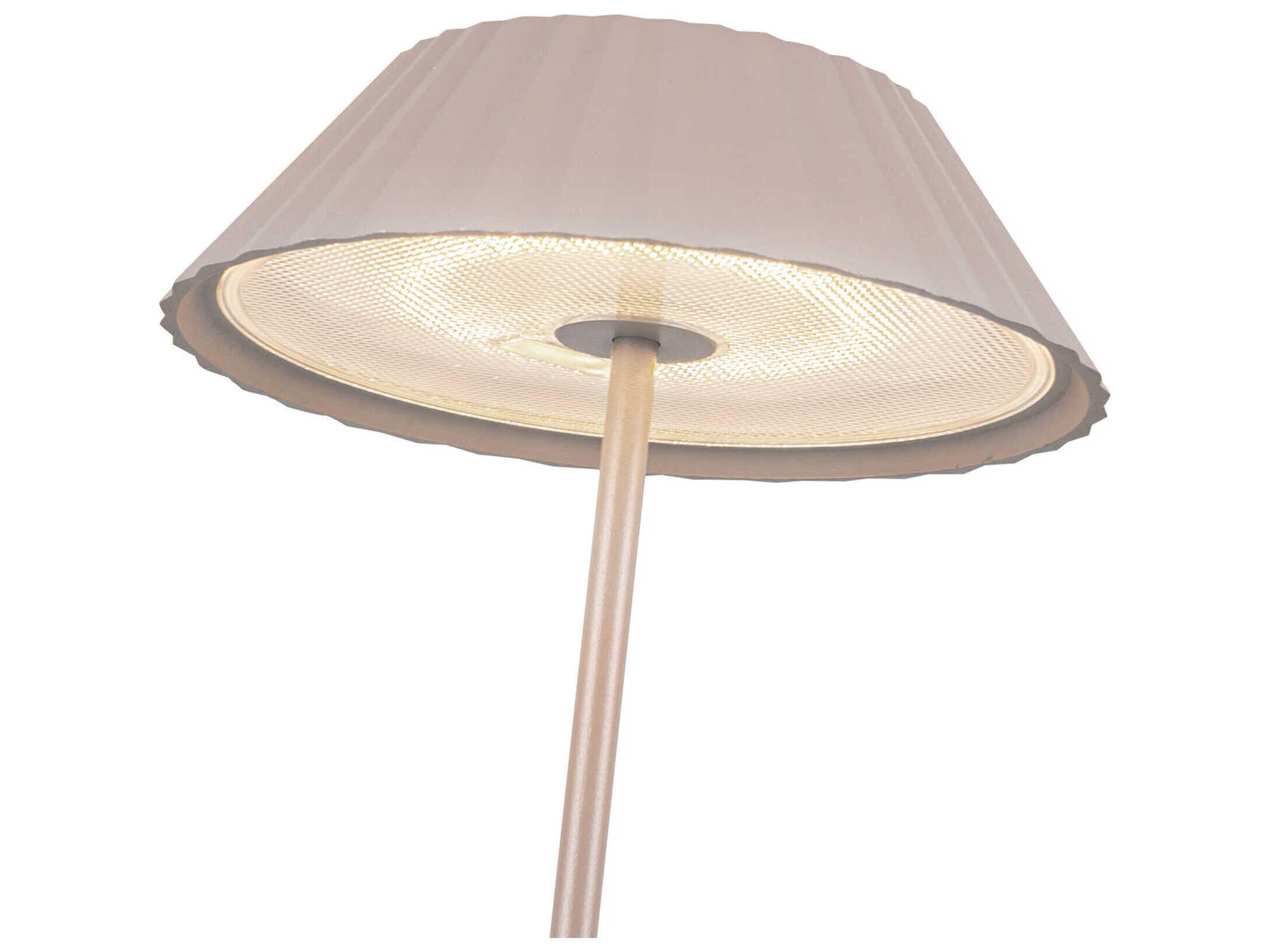 Kuzco Lighting Pela Moonstone Gray Table Lamp