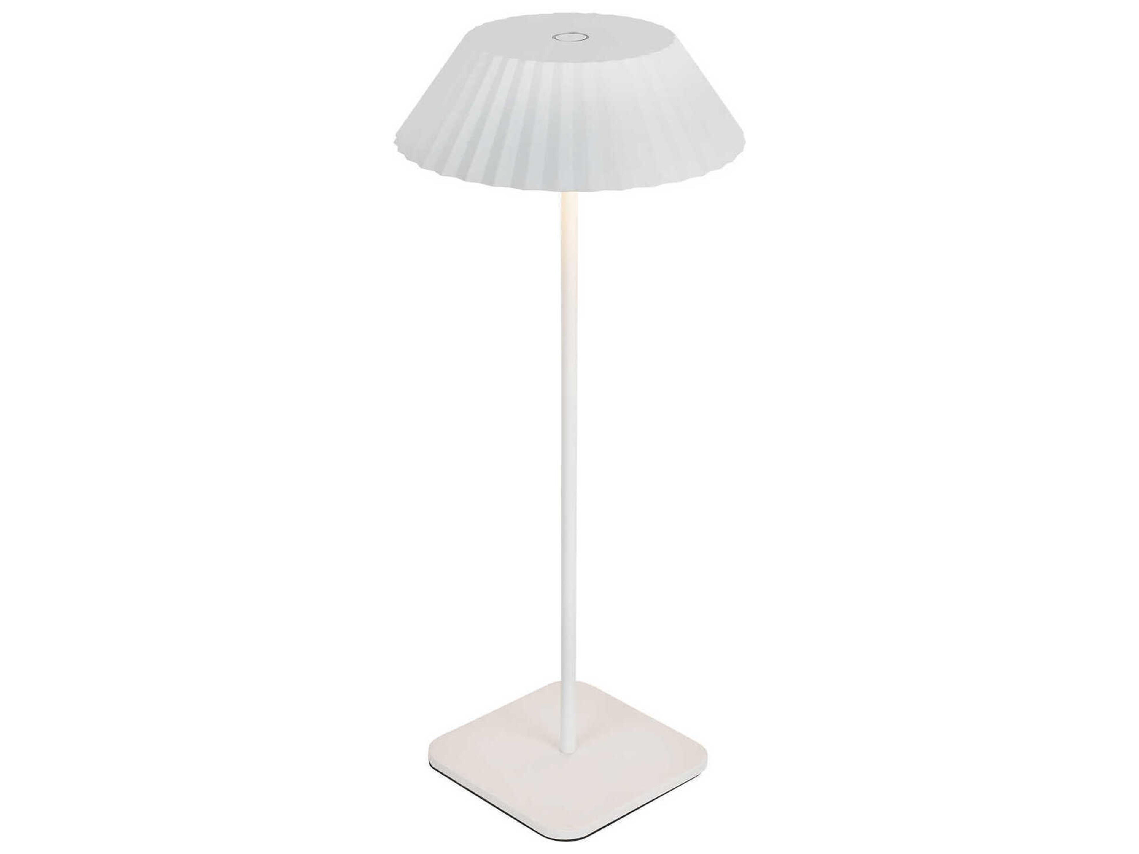 Kuzco Lighting Pela White Table Lamp