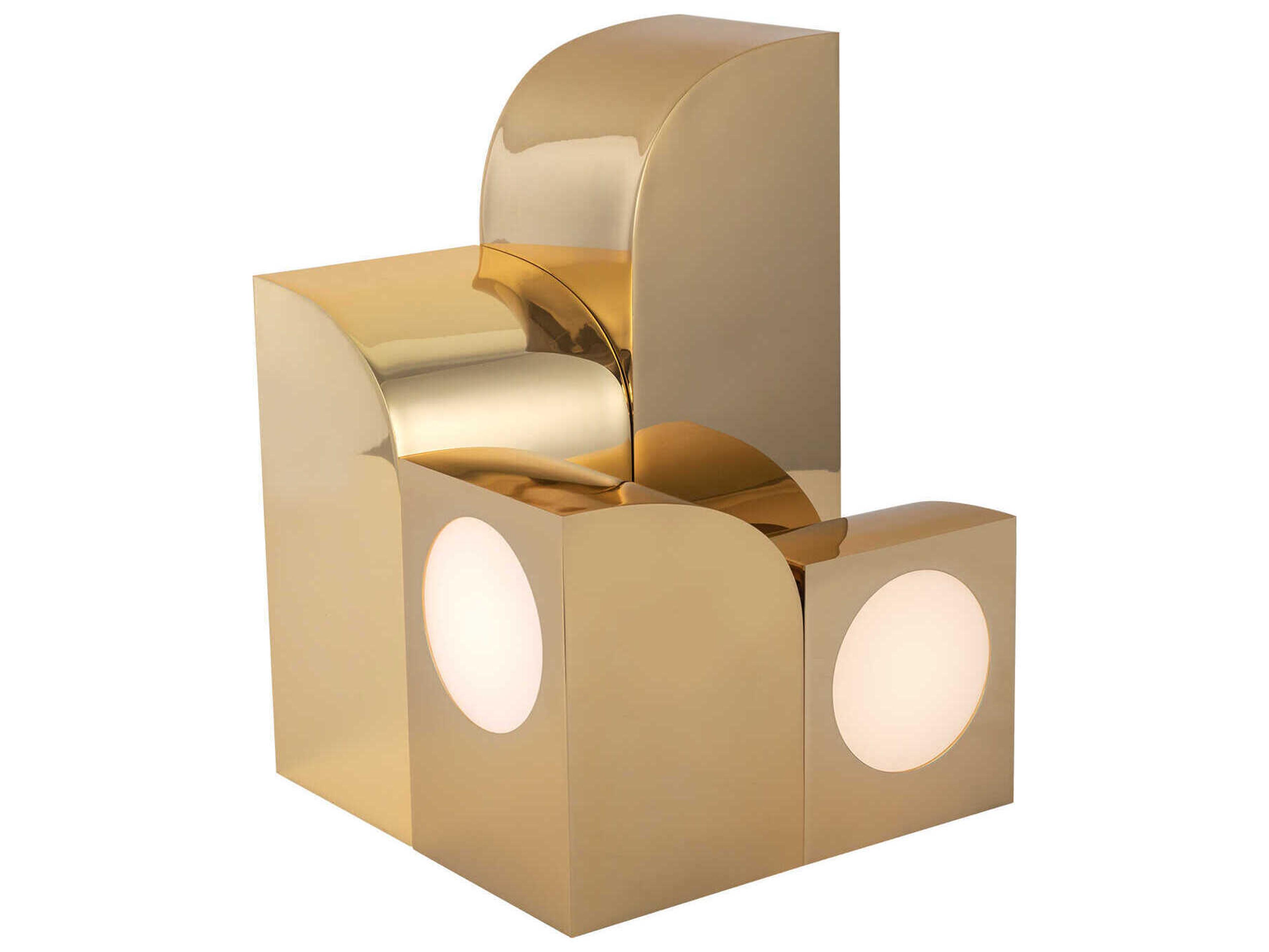 Kuzco Lighting Gypsum Polished Brass Table Lamp