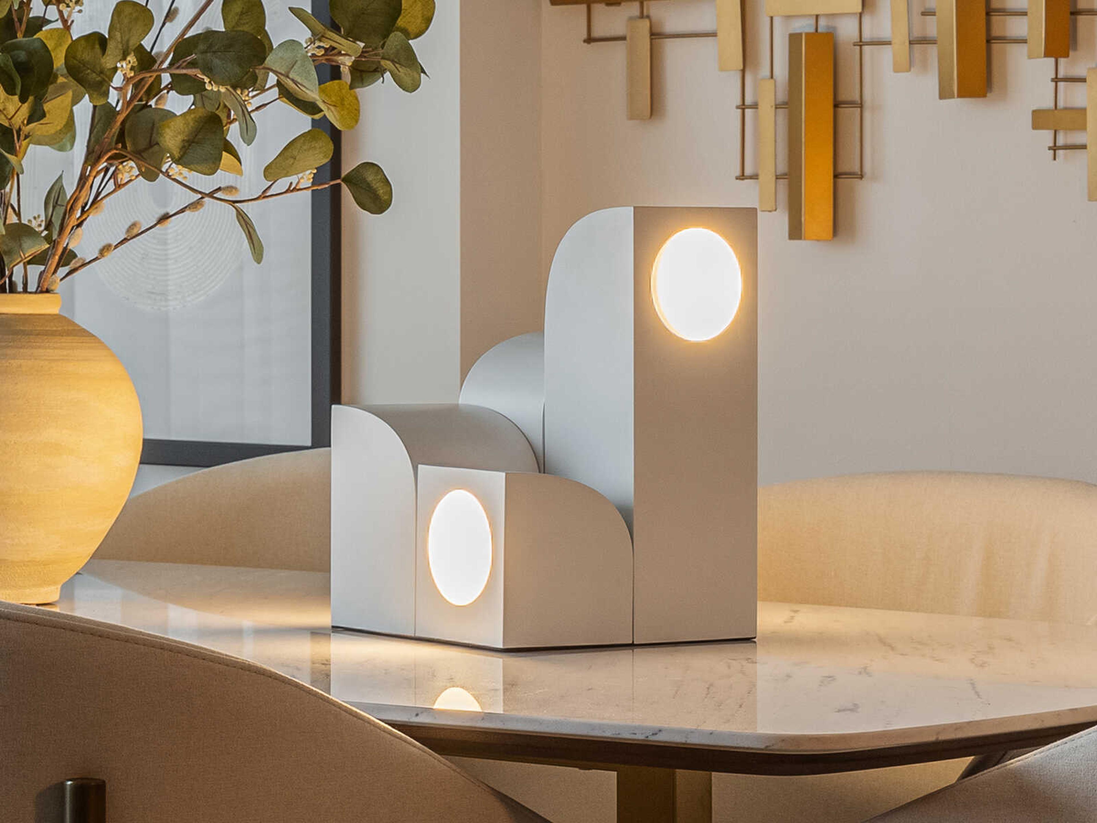 Kuzco Lighting Gypsum White Table Lamp