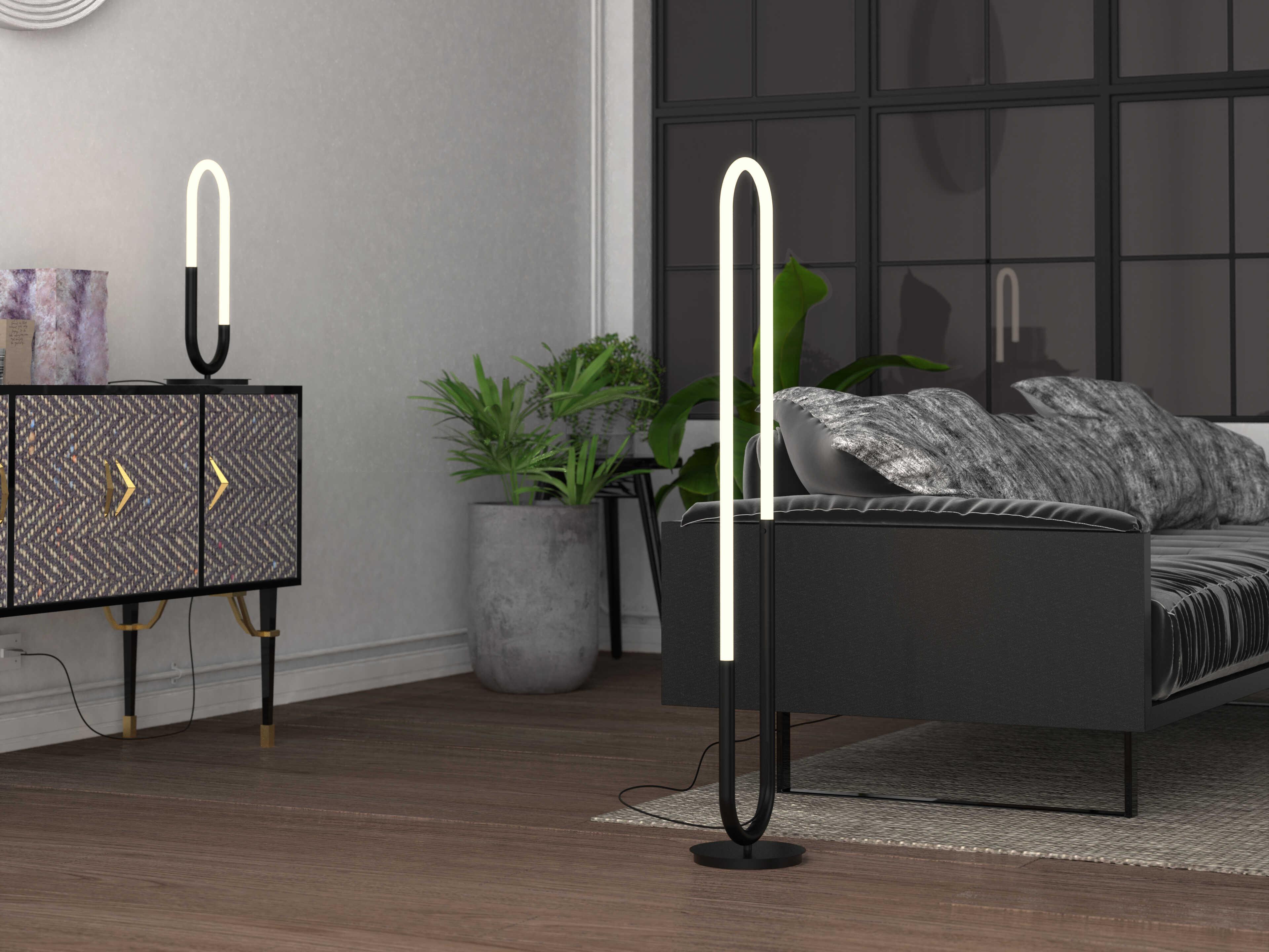 Kuzco Lighting Huron Black Table Lamp