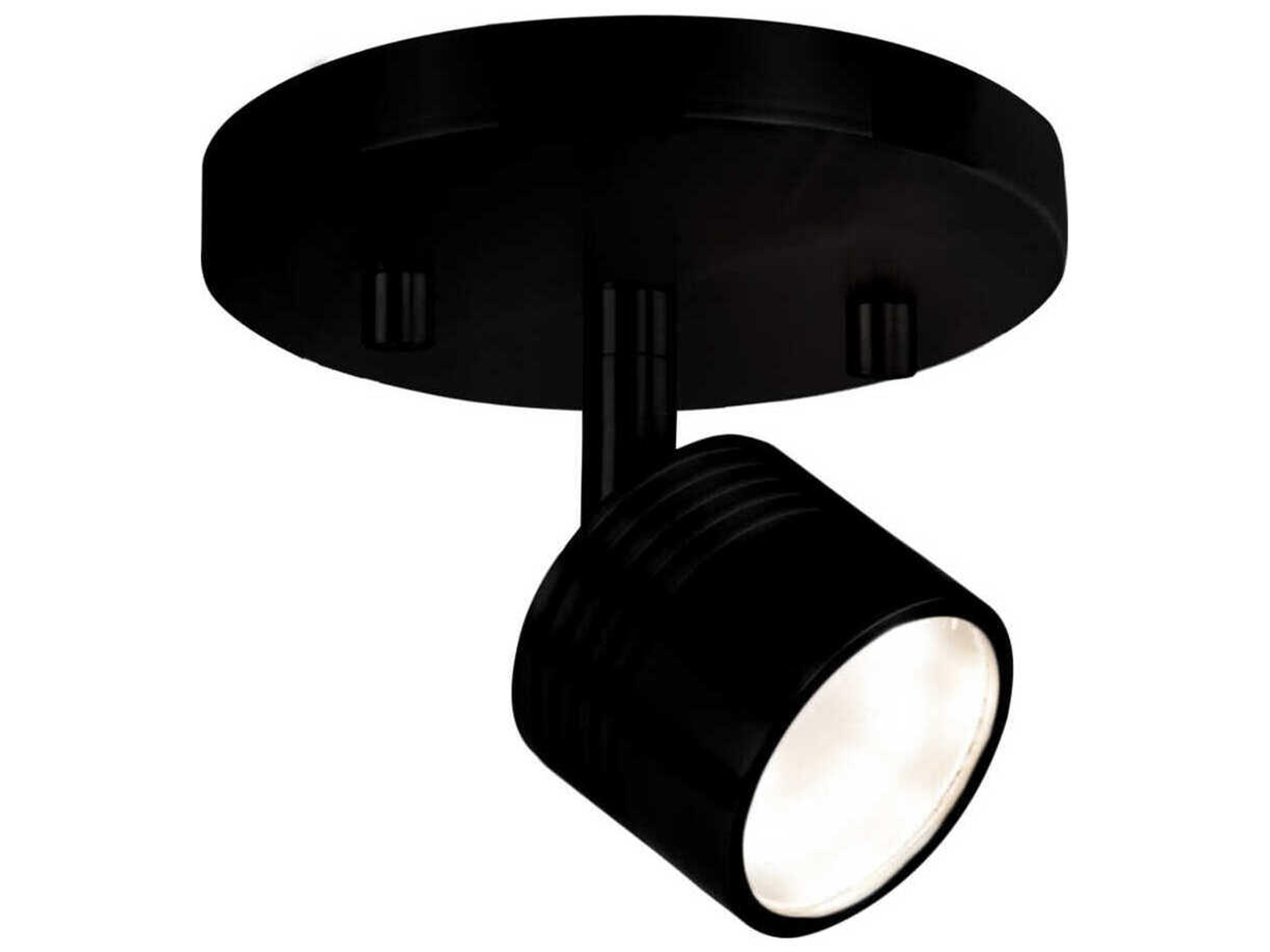 Lyra Black Cylinder Track & Rail Light