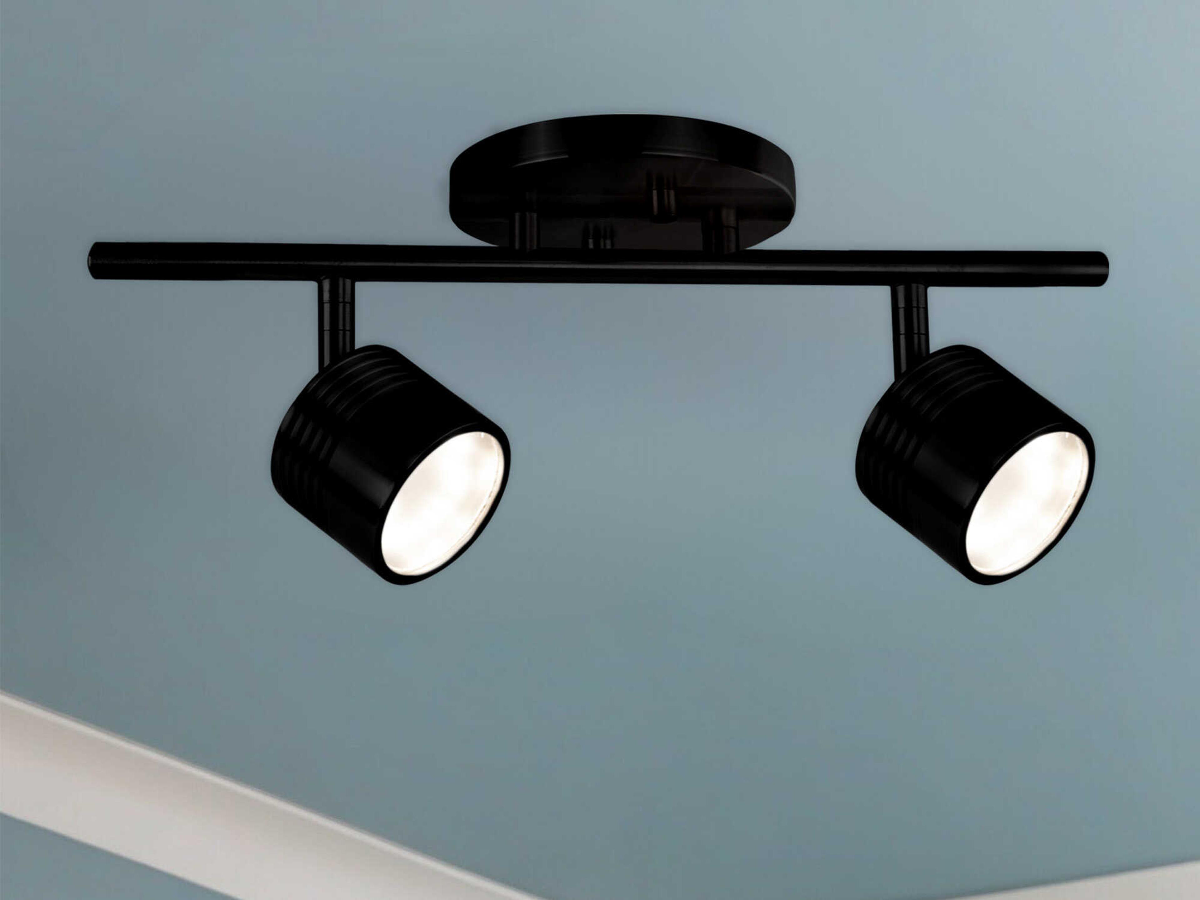 Kuzco Lighting Lyra Black Cylinder Track & Rail Light