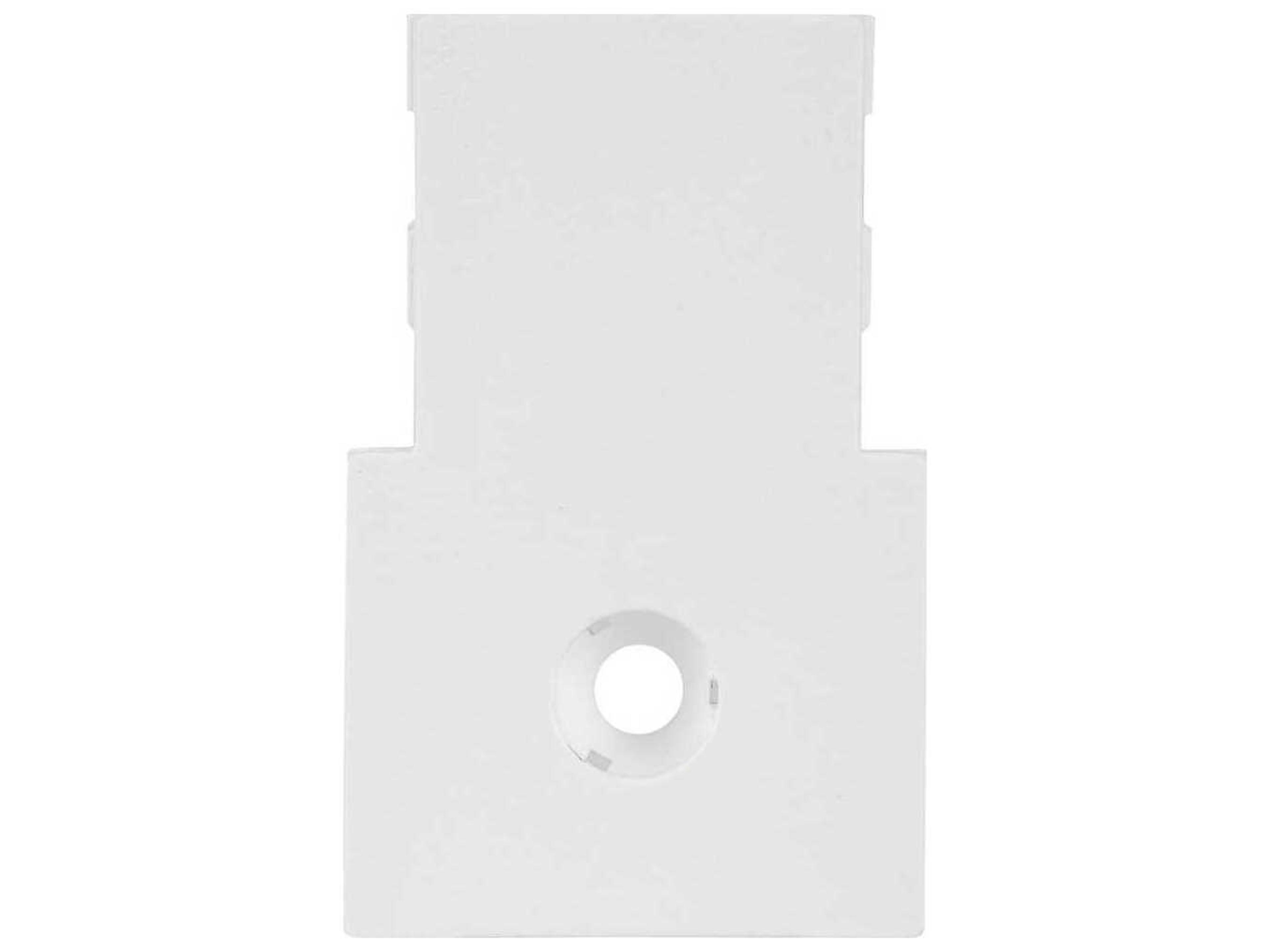 Trilo Track Track Cap White Connector