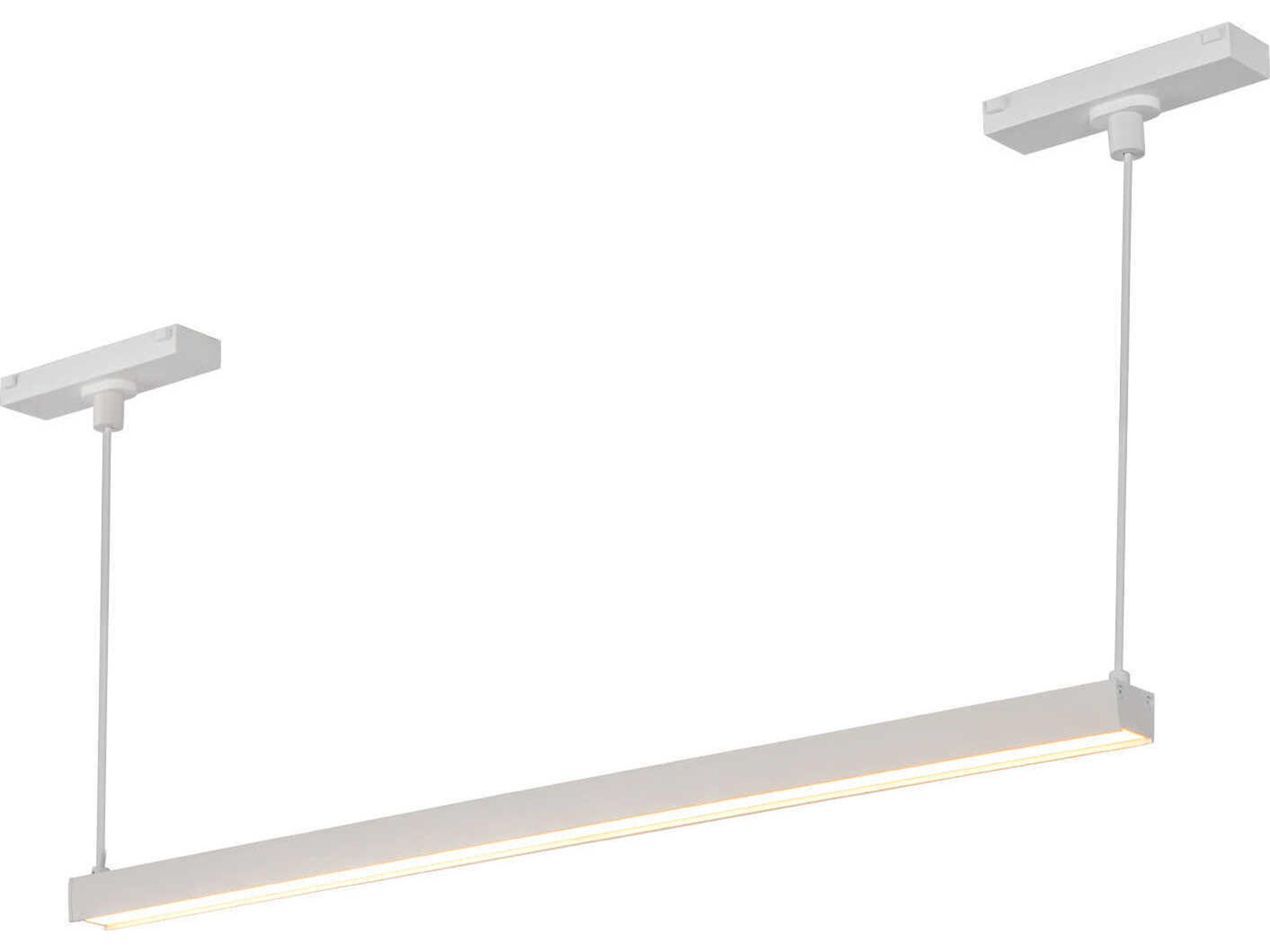 Mira White Trilo Track Linear Pendant