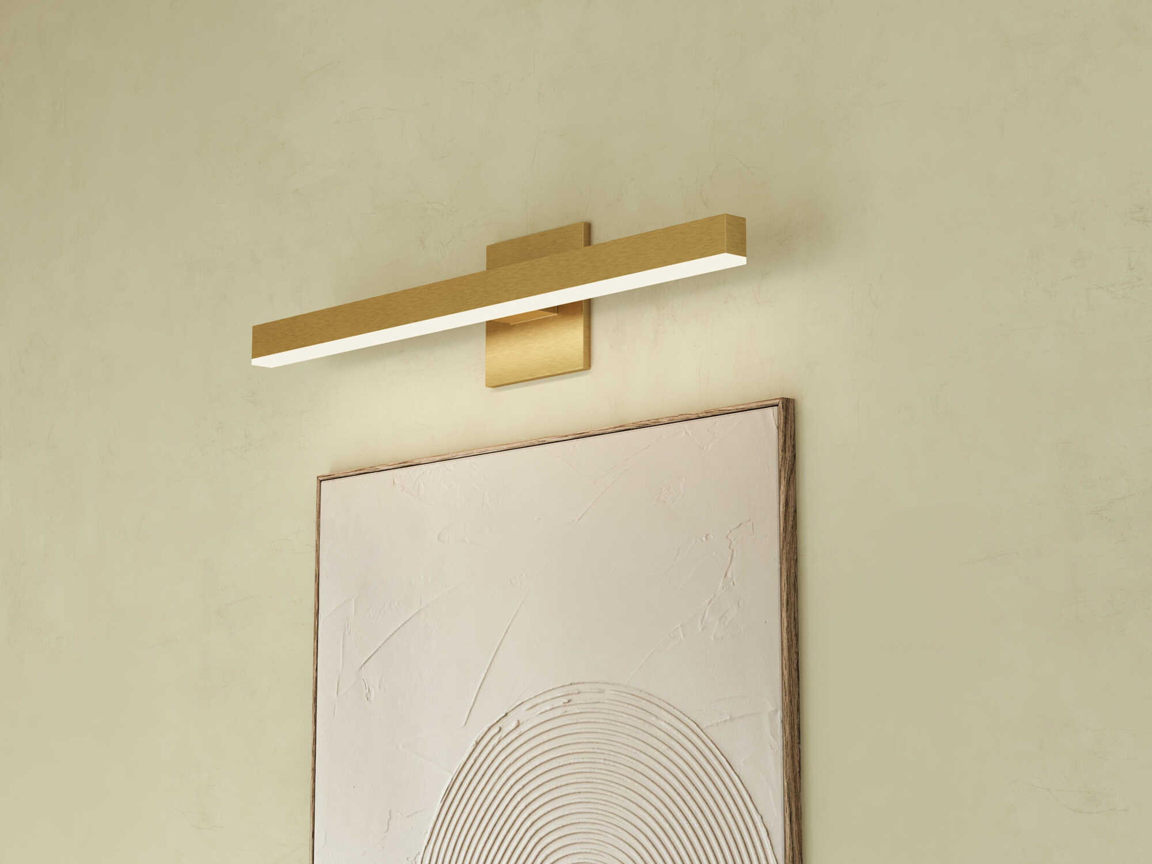 Kuzco Lighting Vega Brushed Gold Vanity Light
