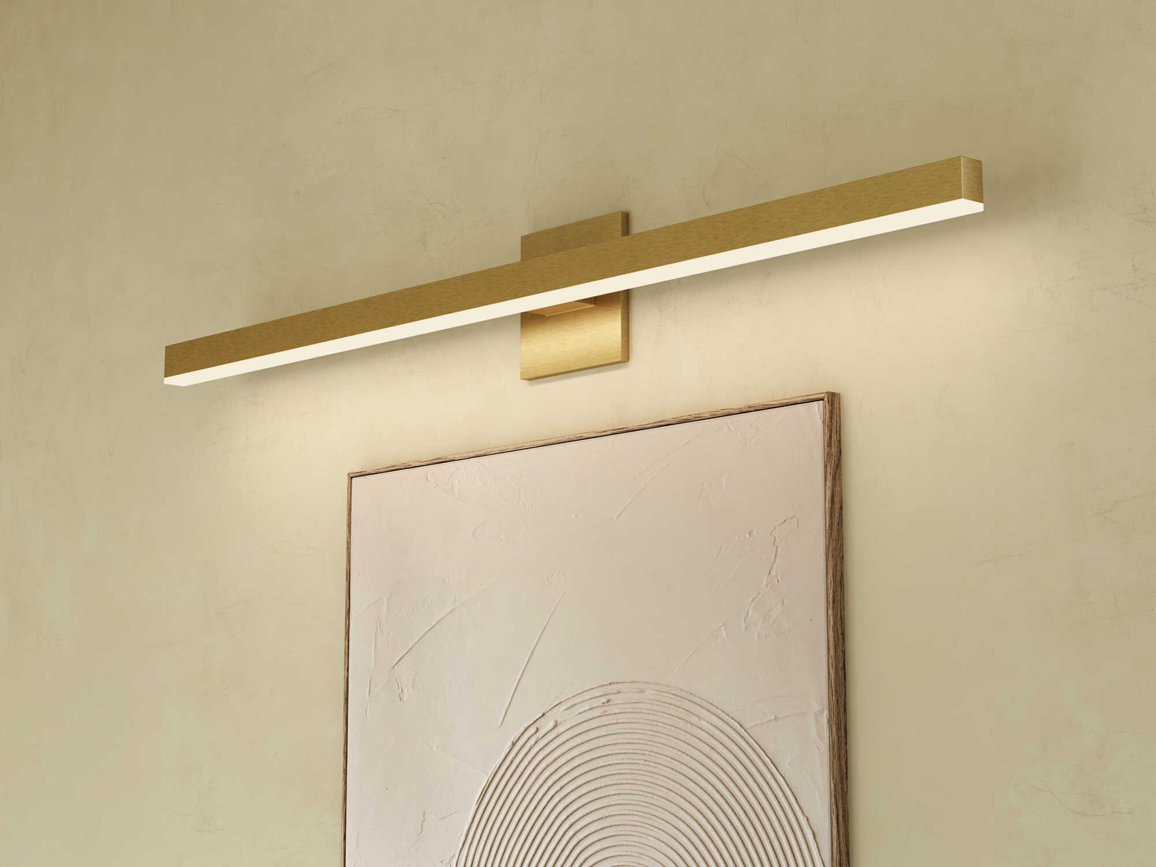 Kuzco Lighting Vega Brushed Gold Vanity Light