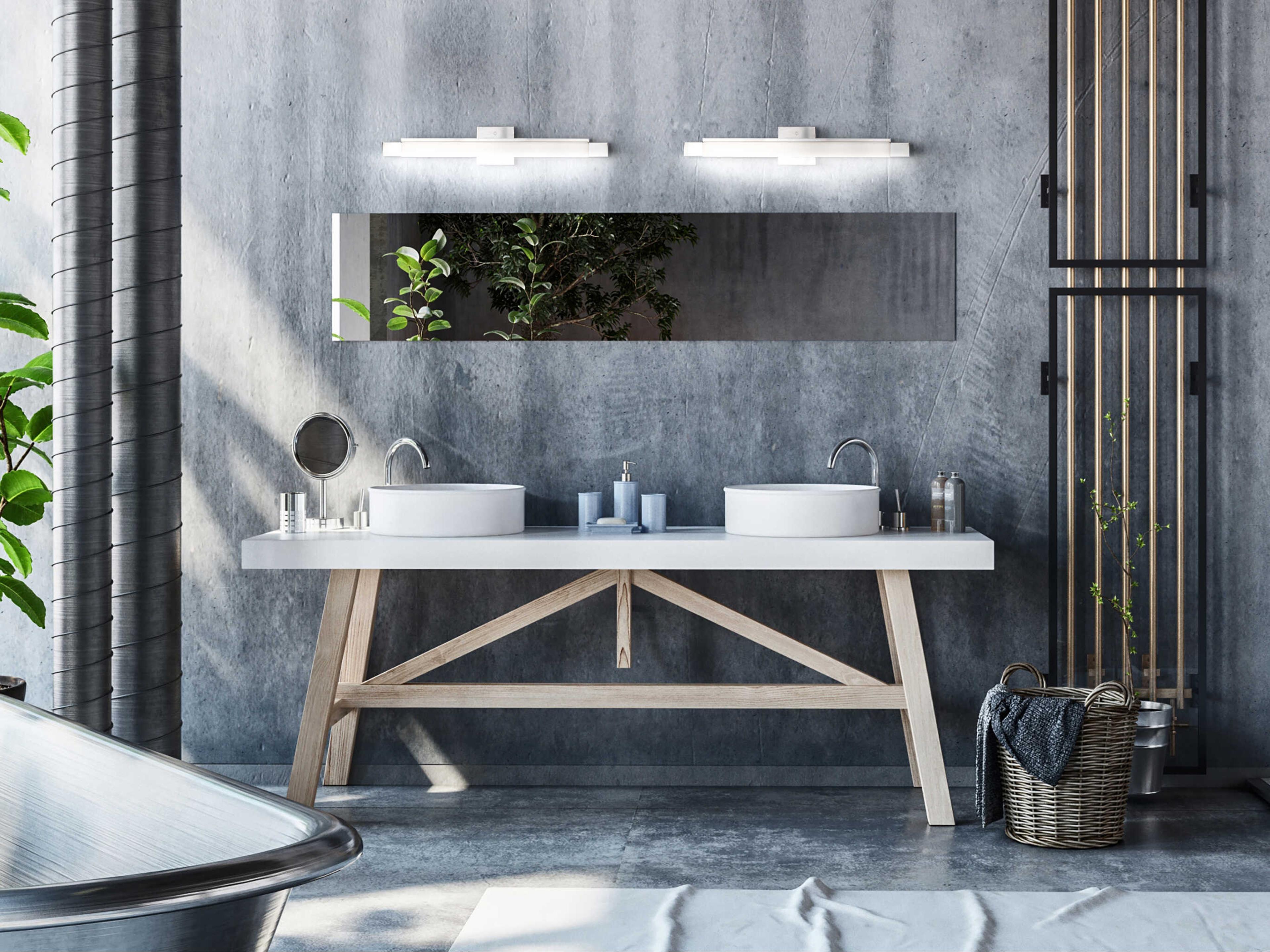 Kuzco Lighting Soho Brushed Nickel Vanity Light