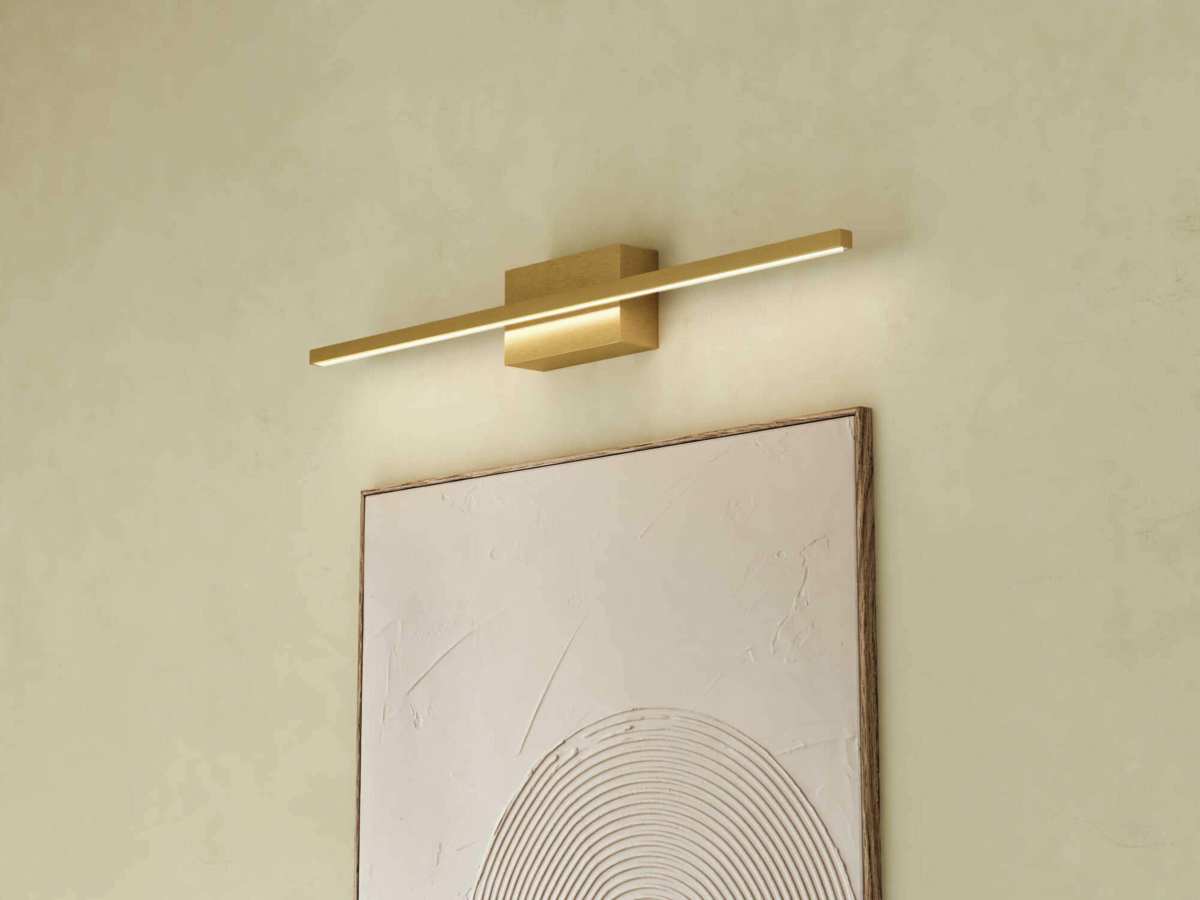 Kuzco Lighting Vega Minor Brushed Gold Vanity Light