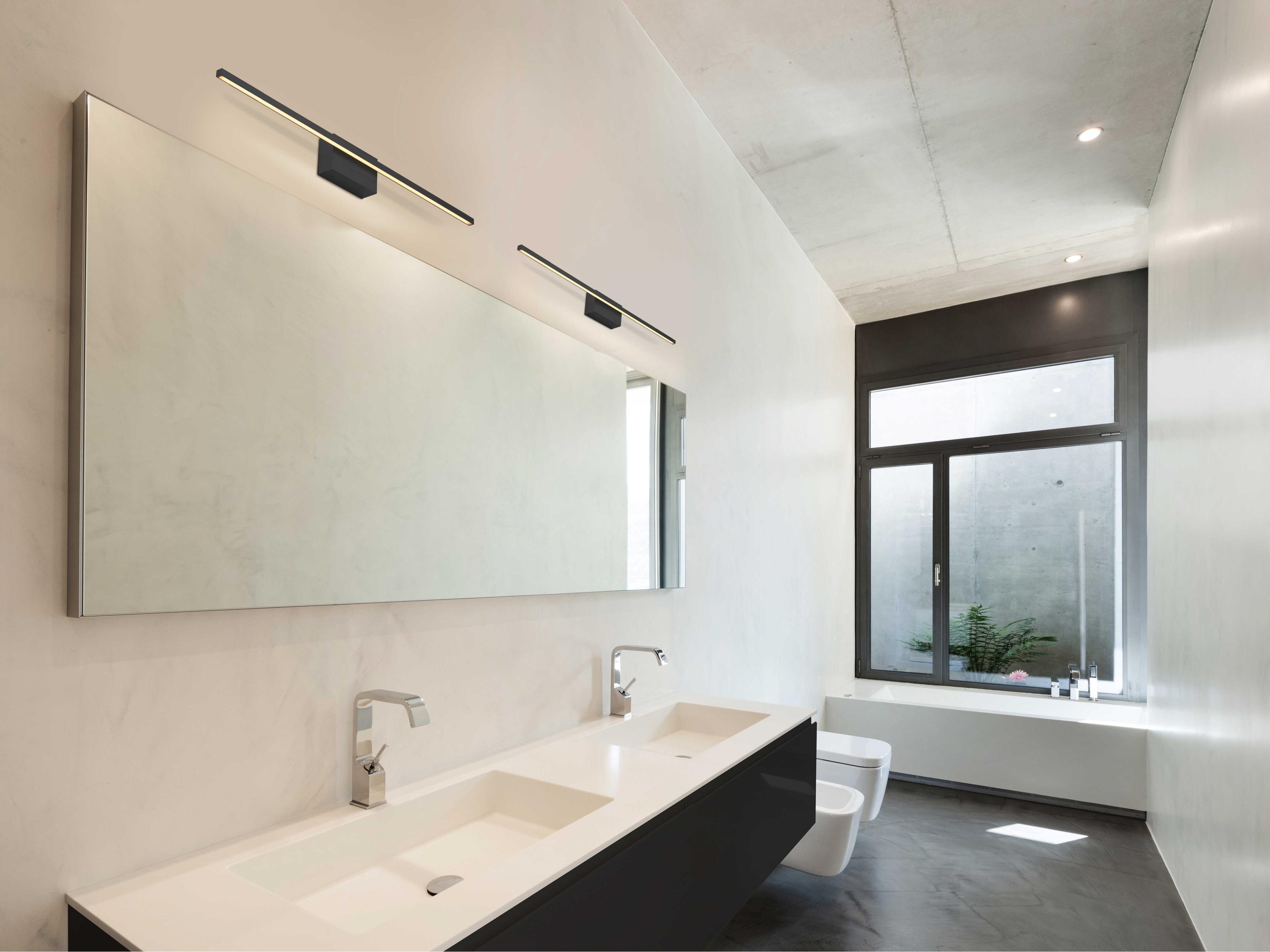 Kuzco Lighting Vega Minor Black Vanity Light