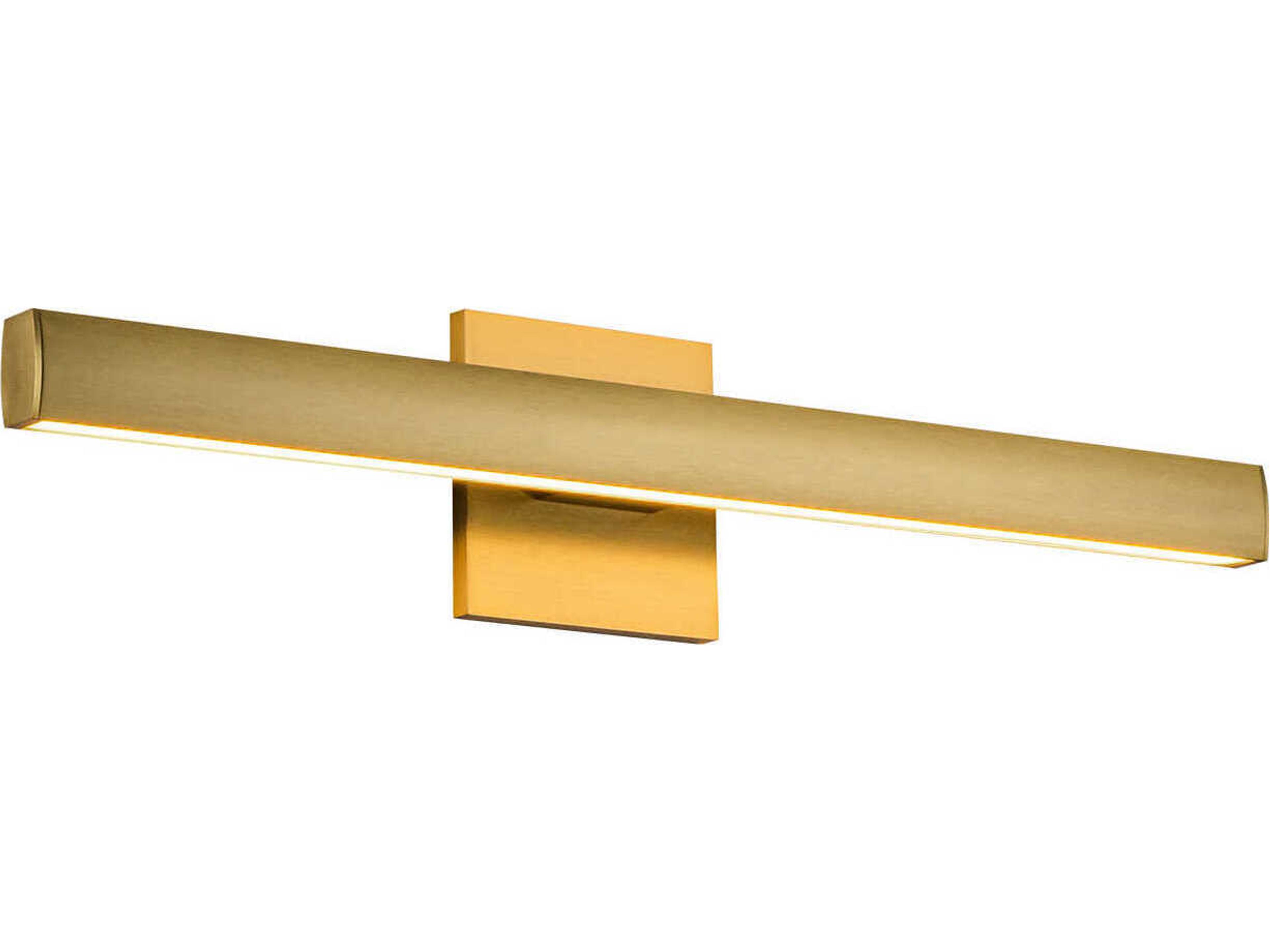 Vera Brushed Gold Vanity Light