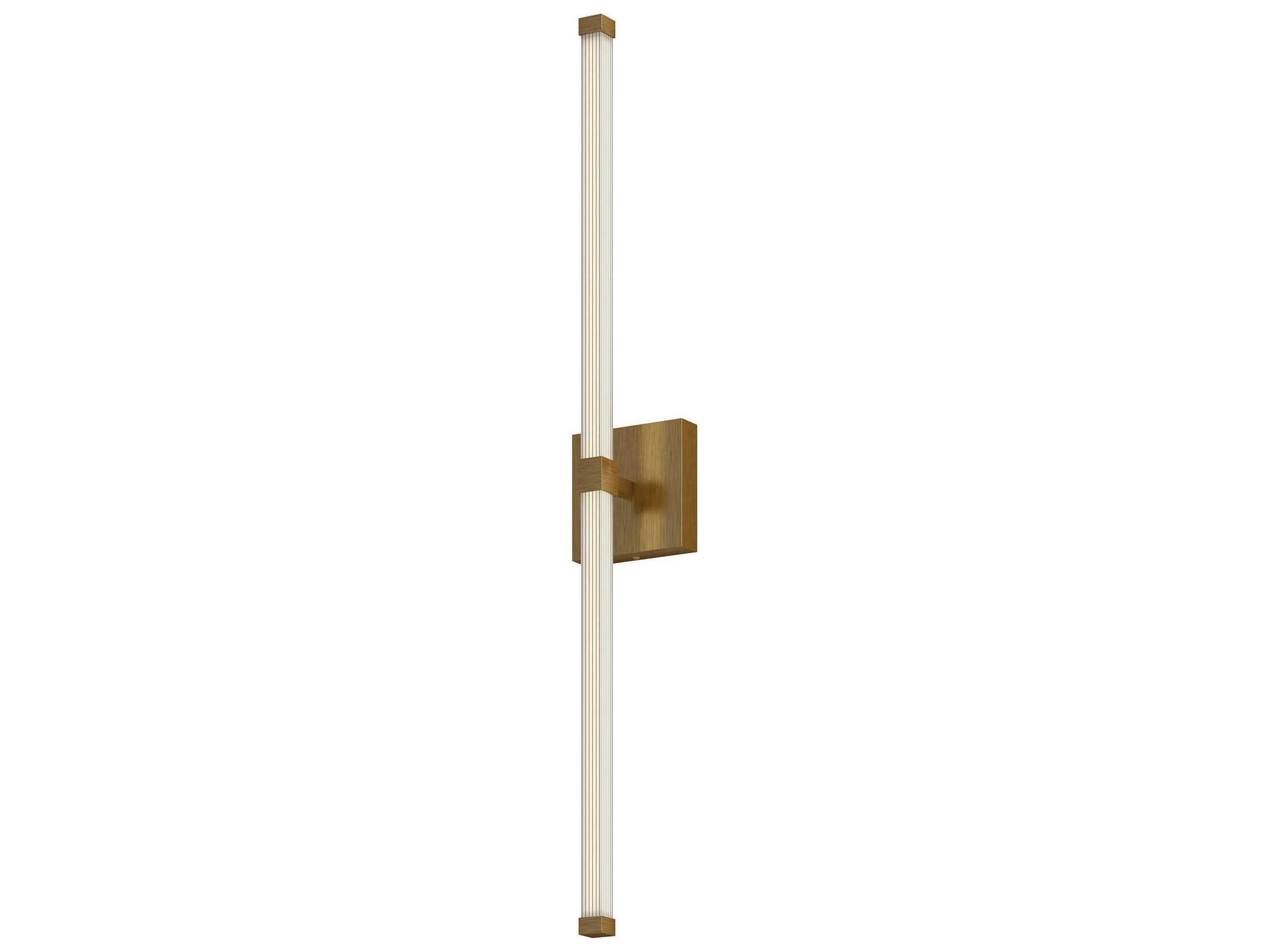 Blade Brushed Gold Wall Sconce