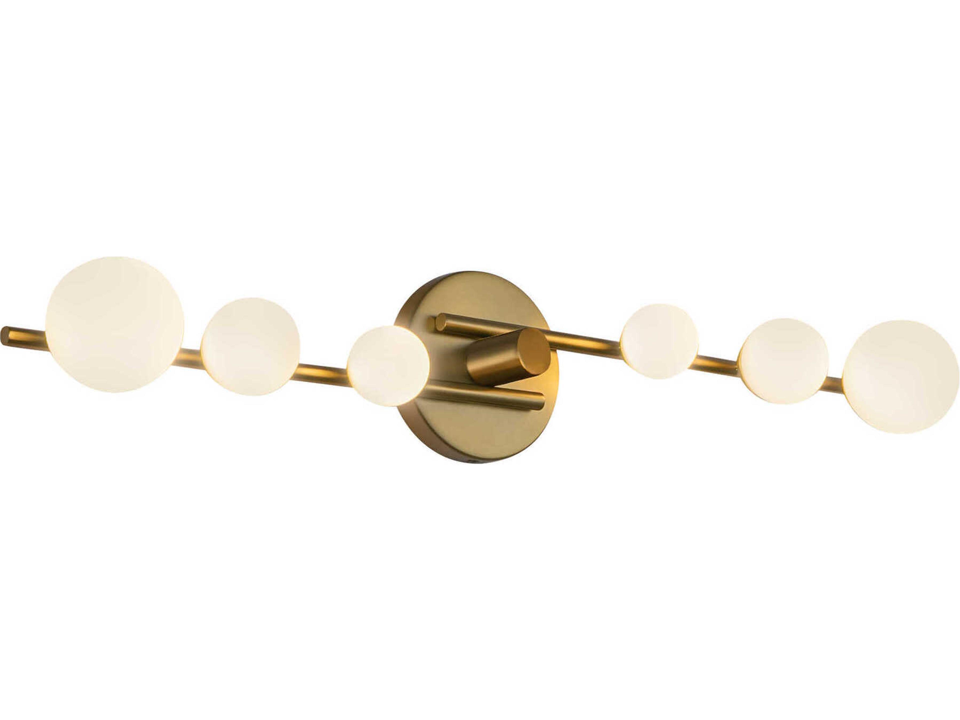 Juniper Brushed Gold Wall Sconce