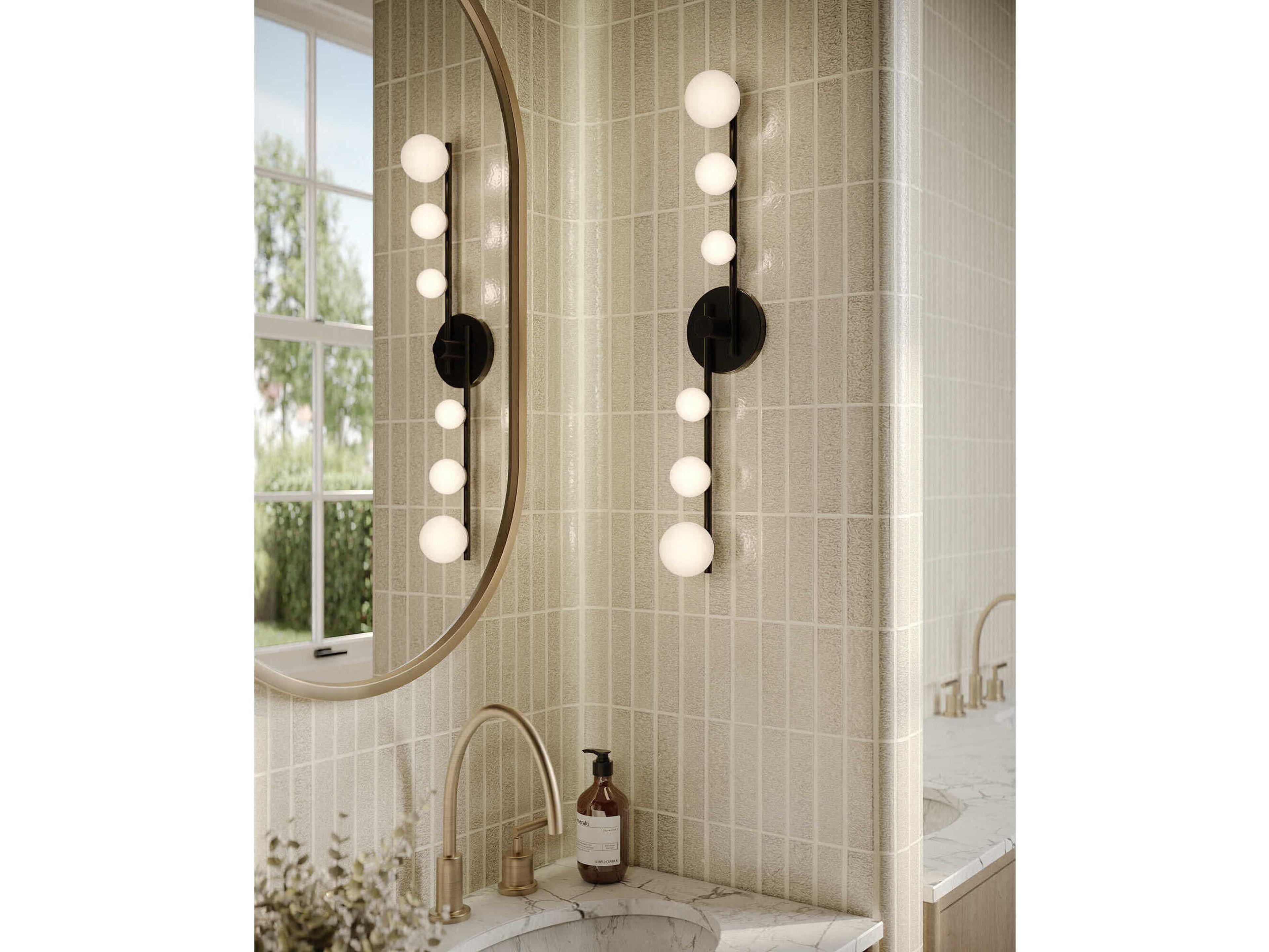 Kuzco Lighting Juniper Black Wall Sconce