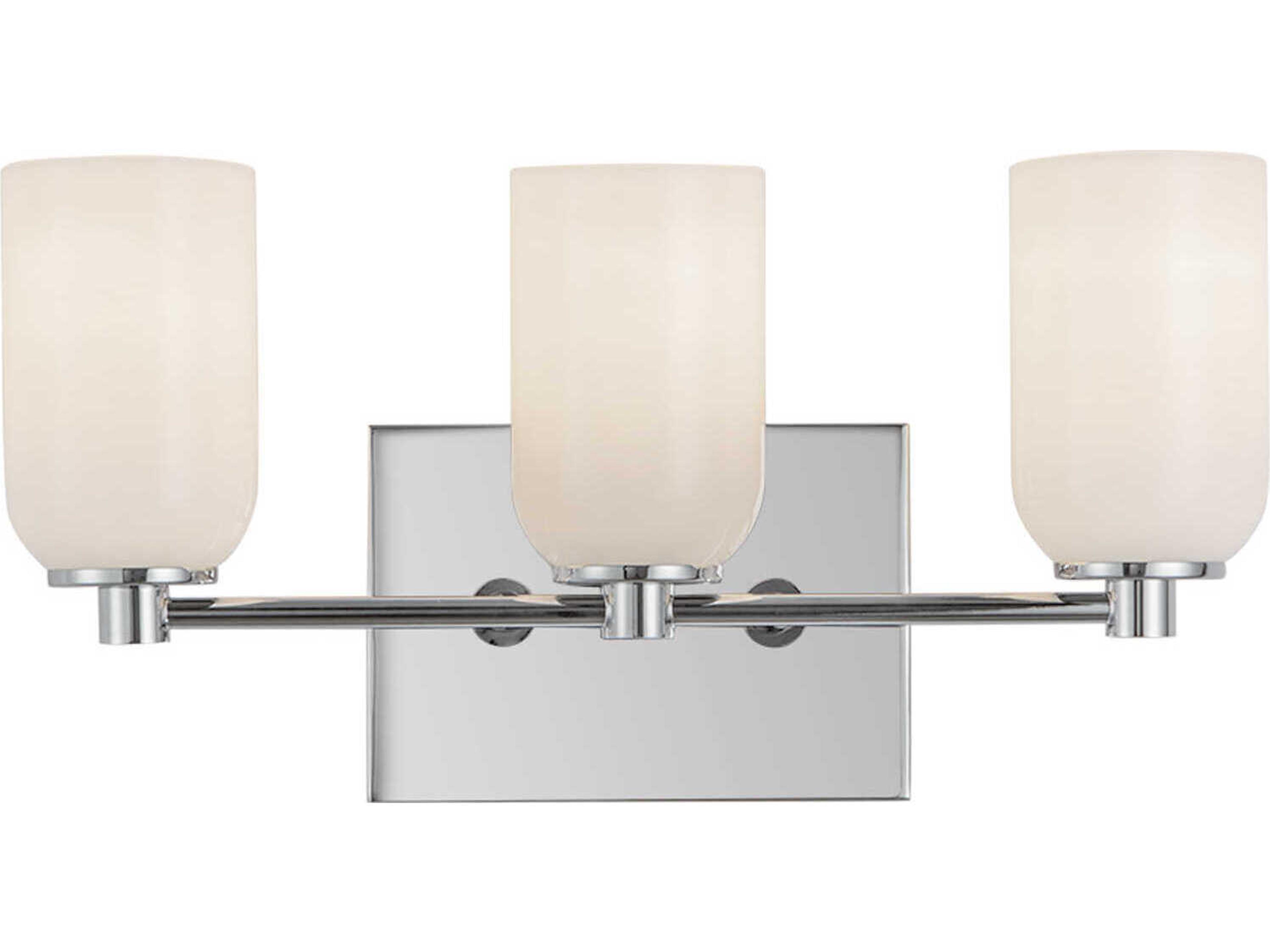 Nola 3-Light Chrome Vanity Light