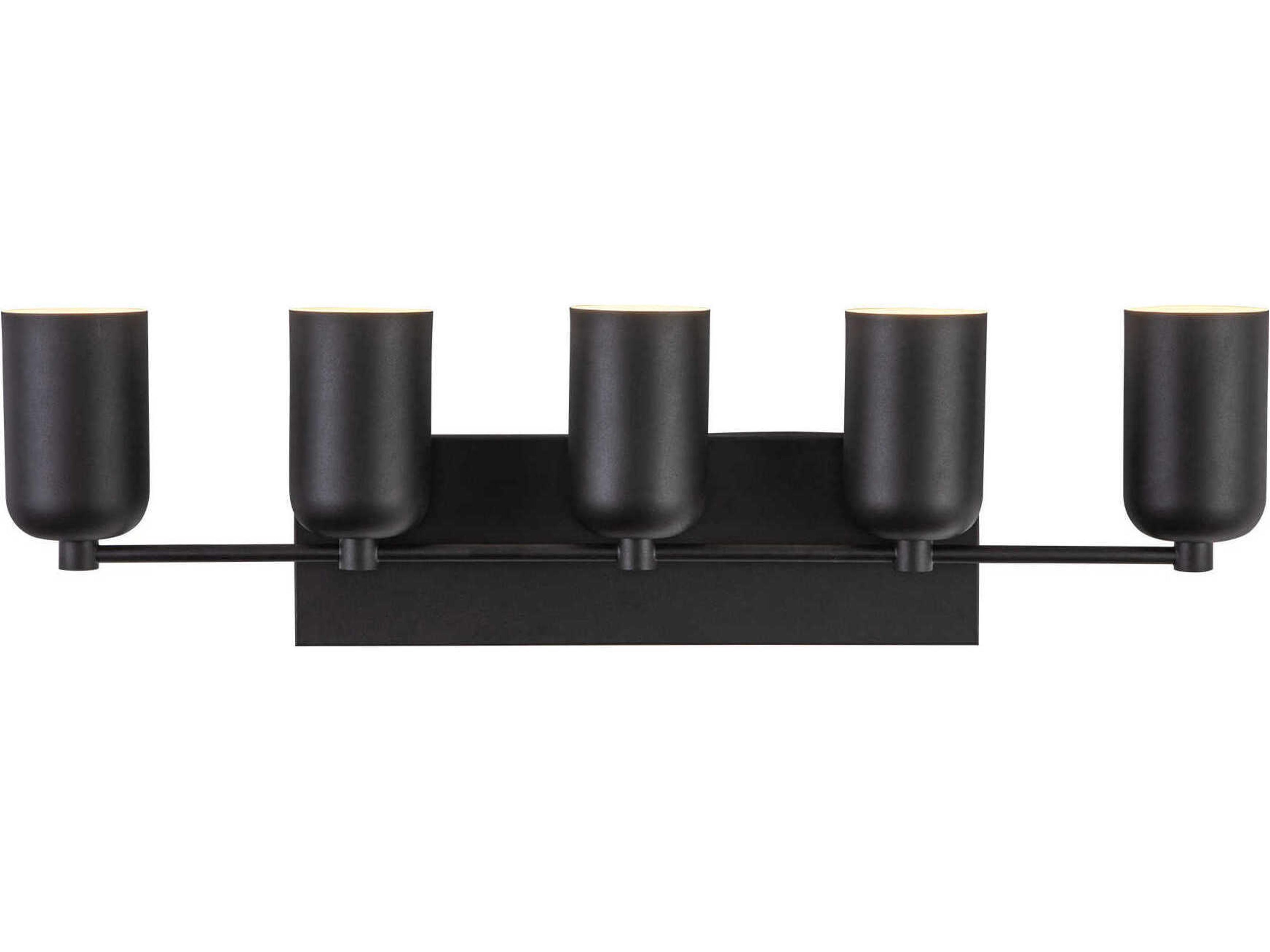 Kuzco Lighting Nola 5-Light Black Vanity Light