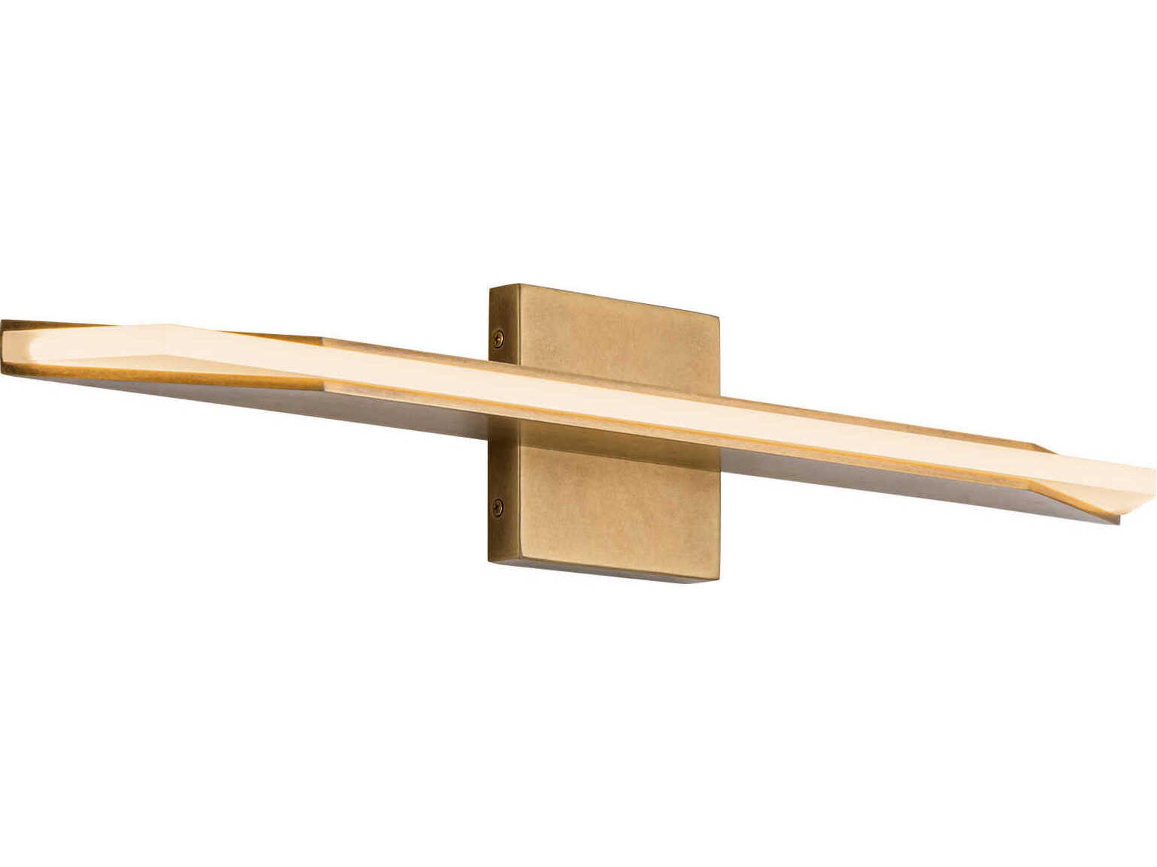 Kuzco Lighting Tachi Vintage Brass Vanity Light