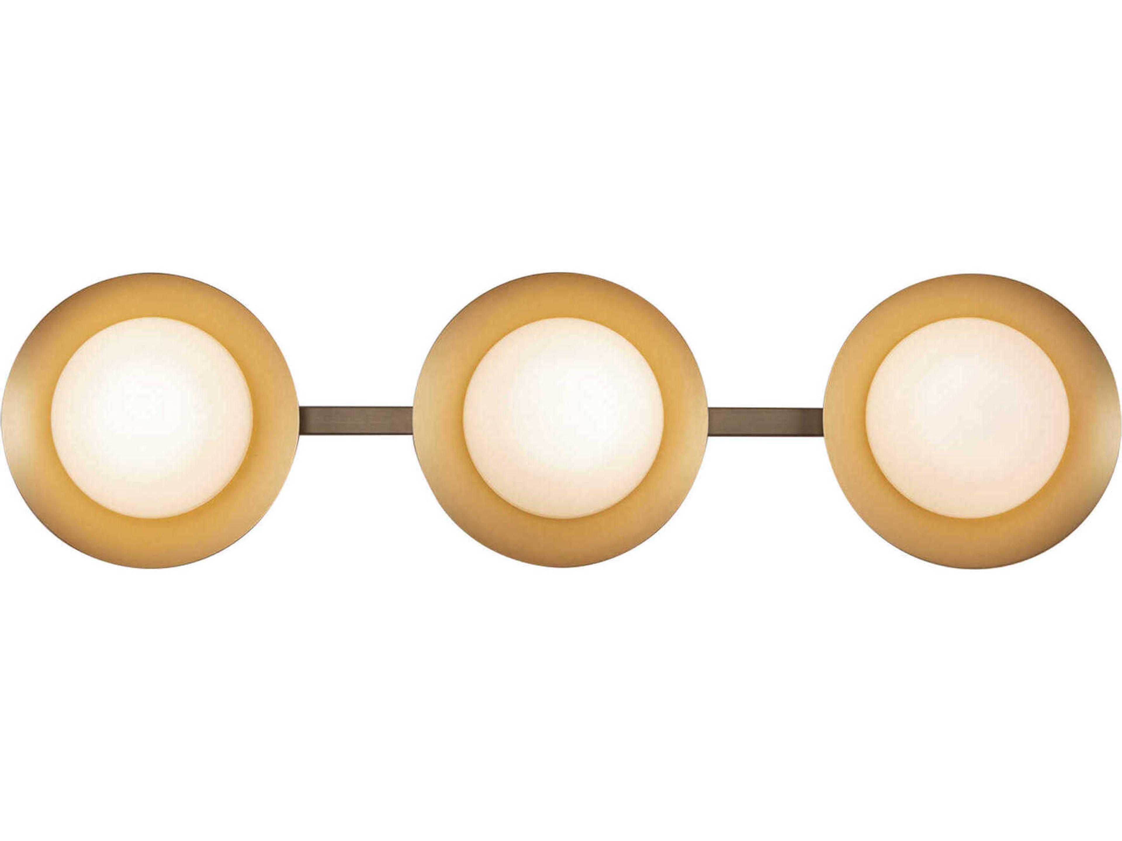 Cleo Brushed Gold Vanity Light