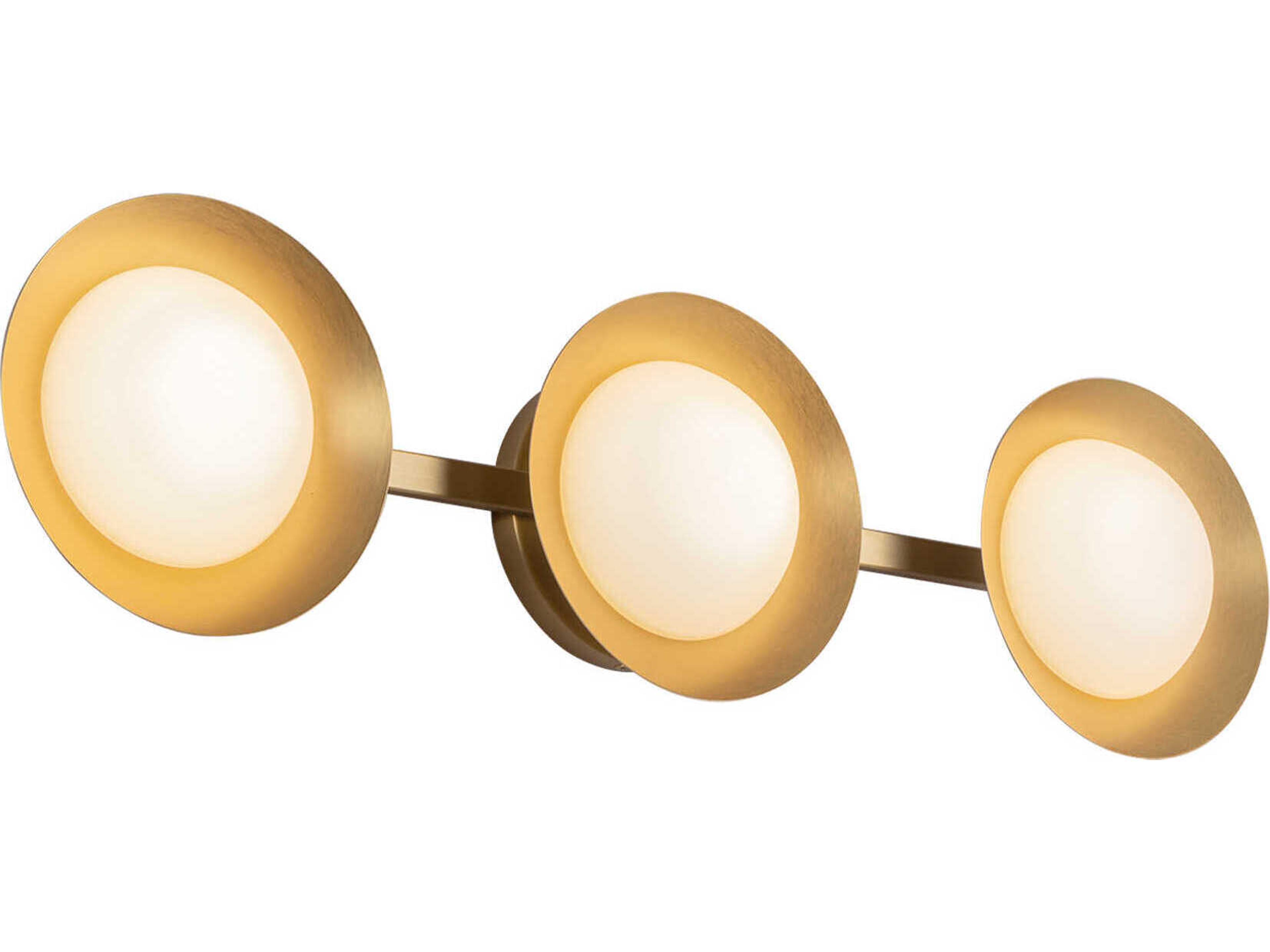 Kuzco Lighting Cleo Brushed Gold Vanity Light