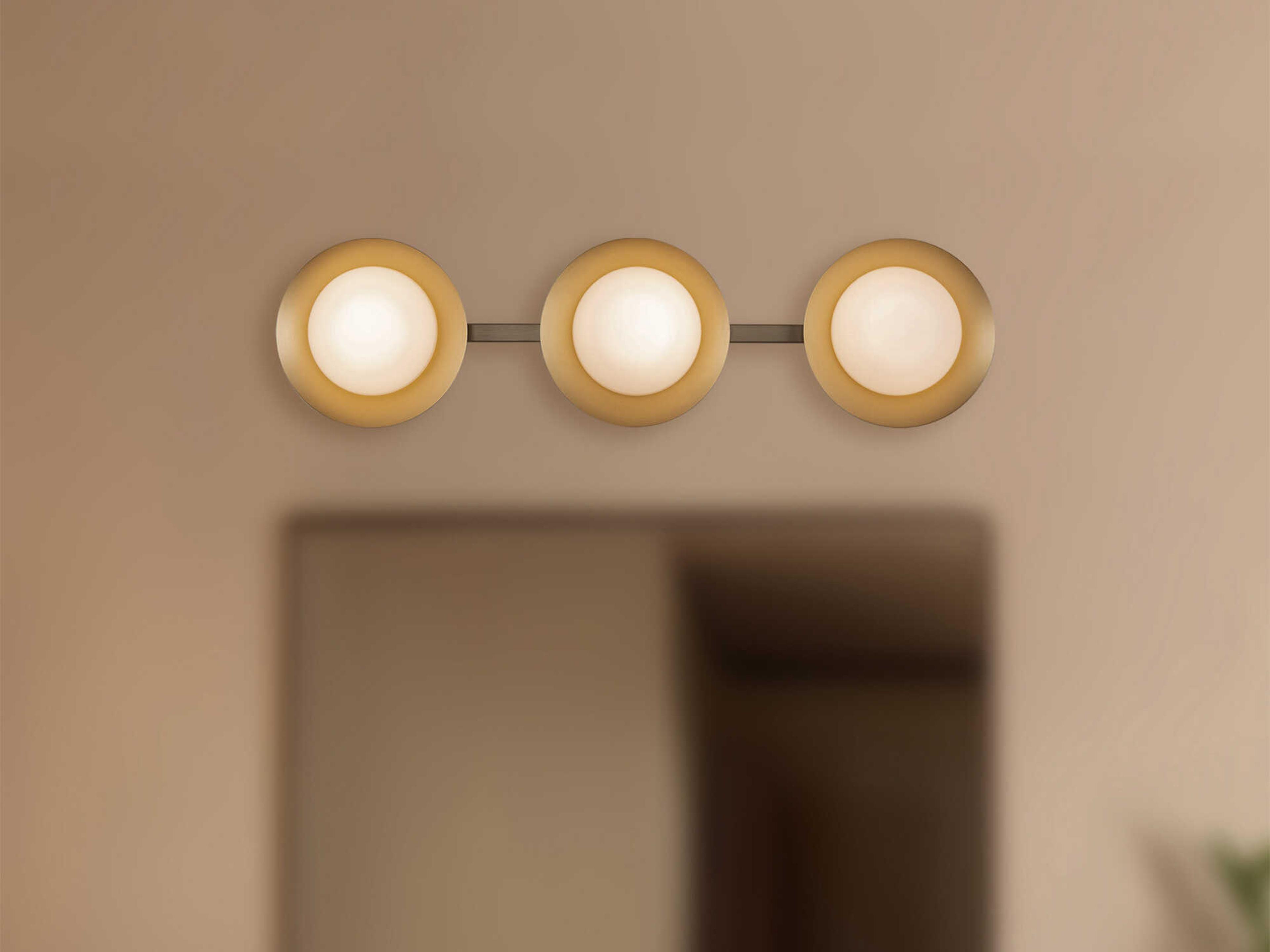 Kuzco Lighting Cleo Brushed Gold Vanity Light