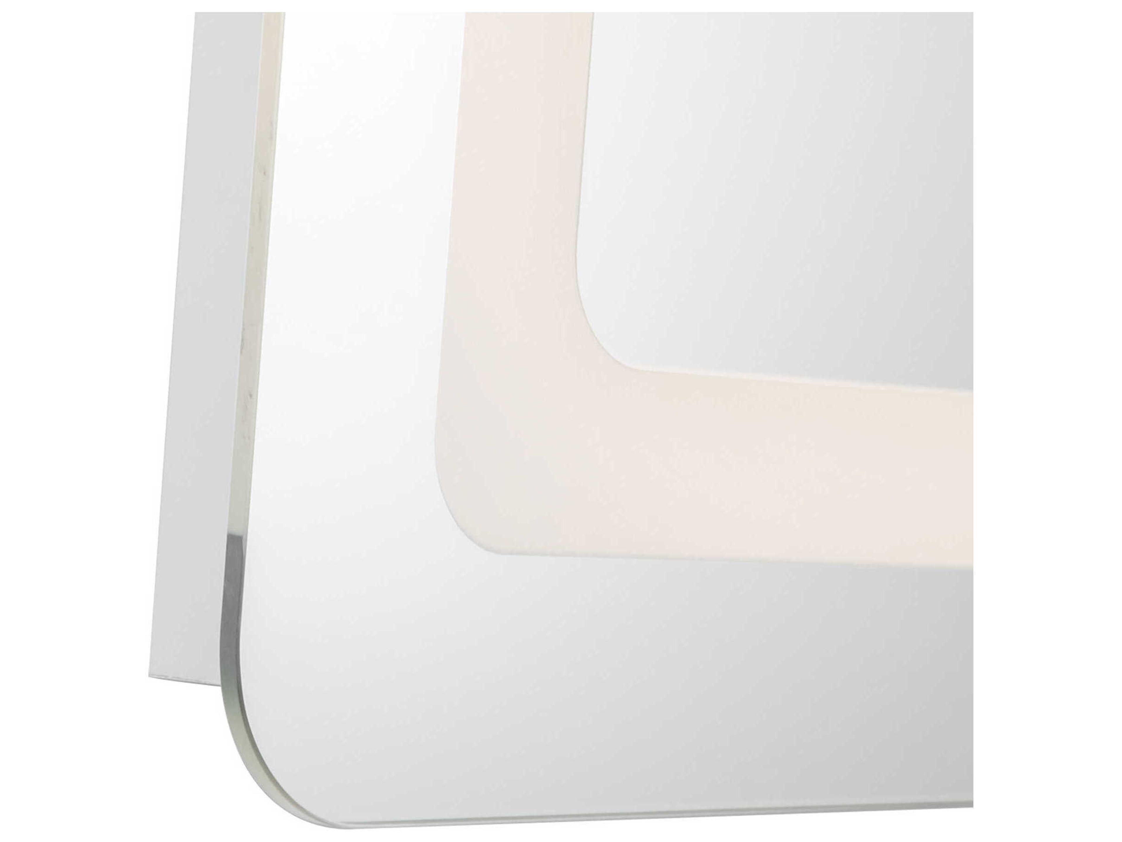 Kuzco Lighting Seneca Sandblasted Merc Edge Rectangular Wall Mirror