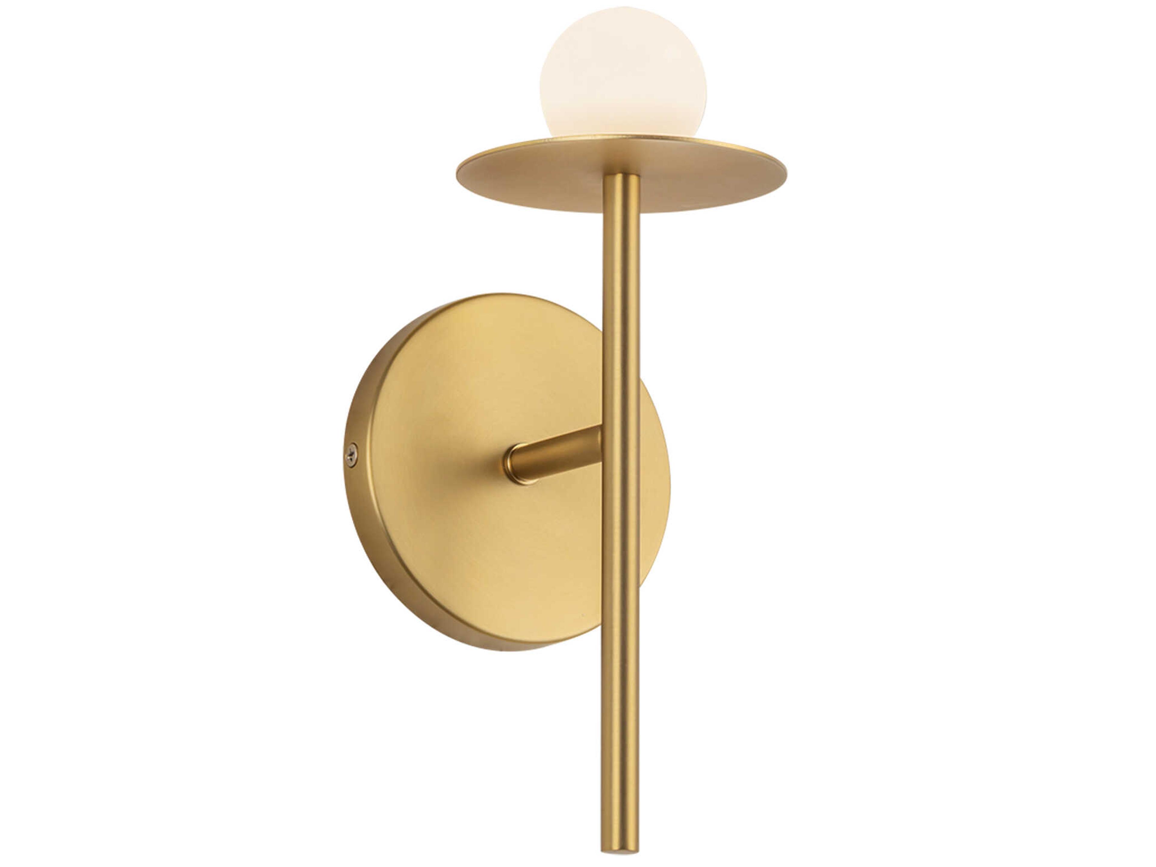 Kuzco Lighting Elixir Brushed Gold Wall Sconce