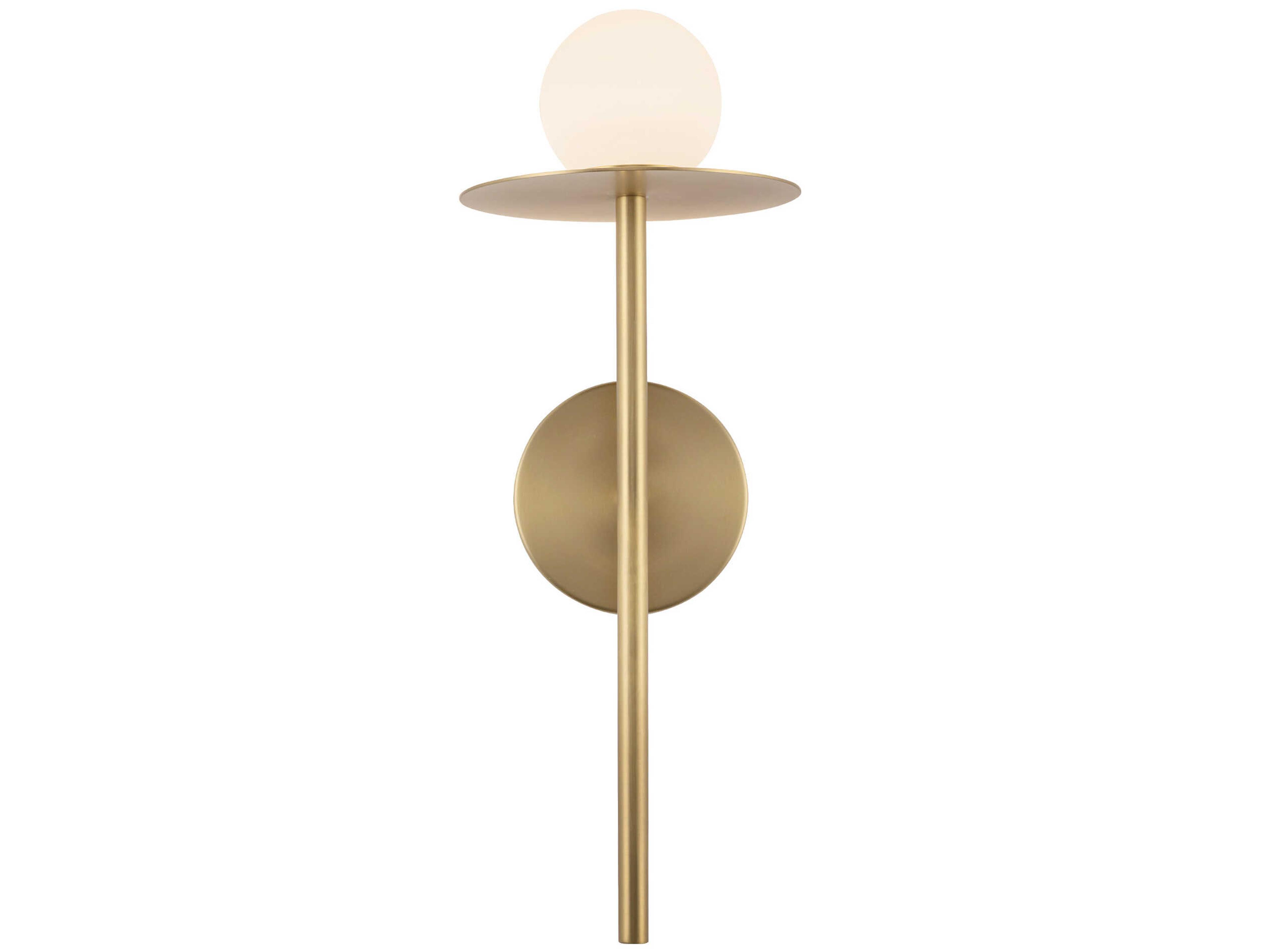 Kuzco Lighting Elixir Brushed Gold Wall Sconce