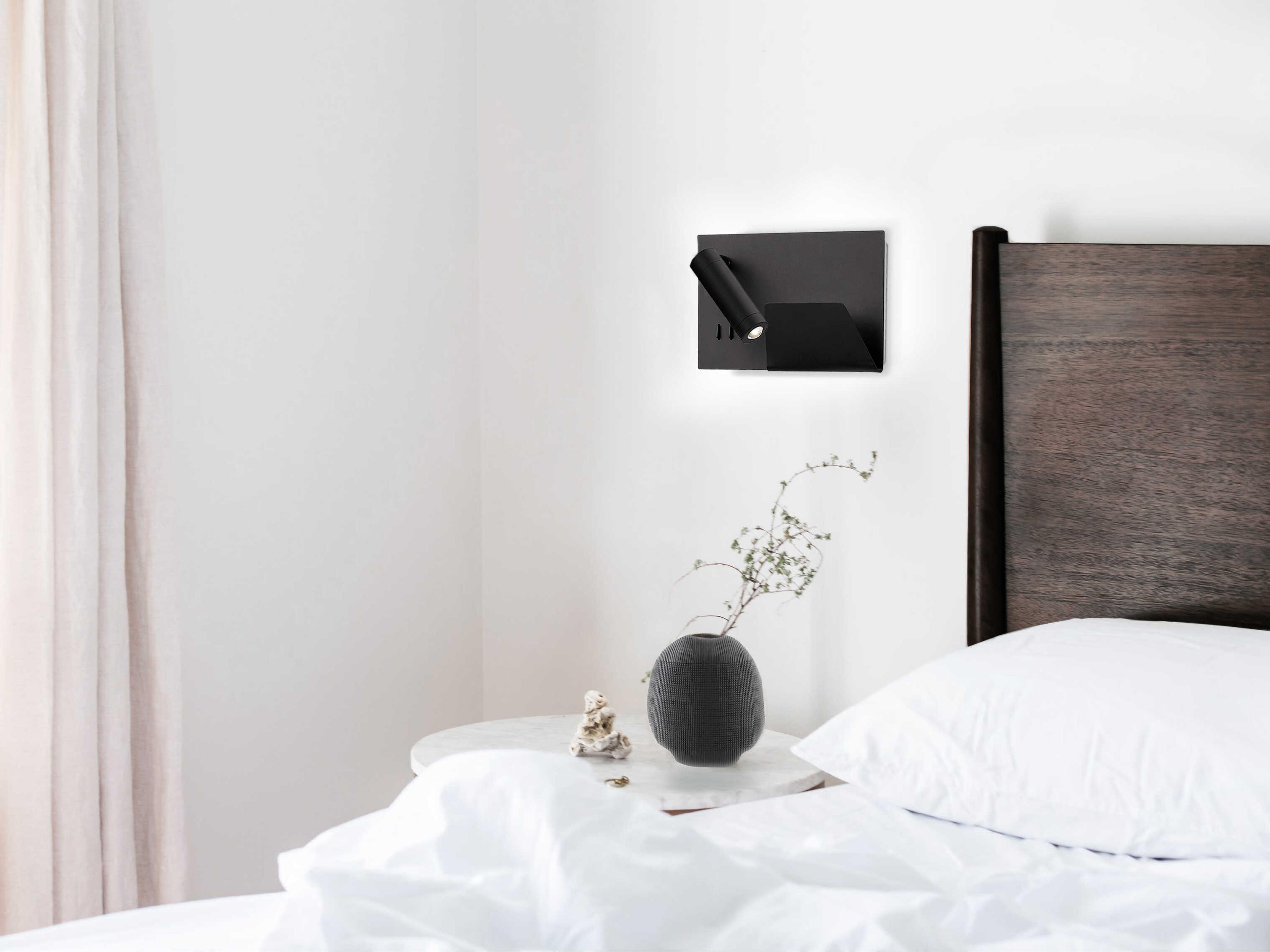 Kuzco Lighting Dorchester Black Wall Sconce