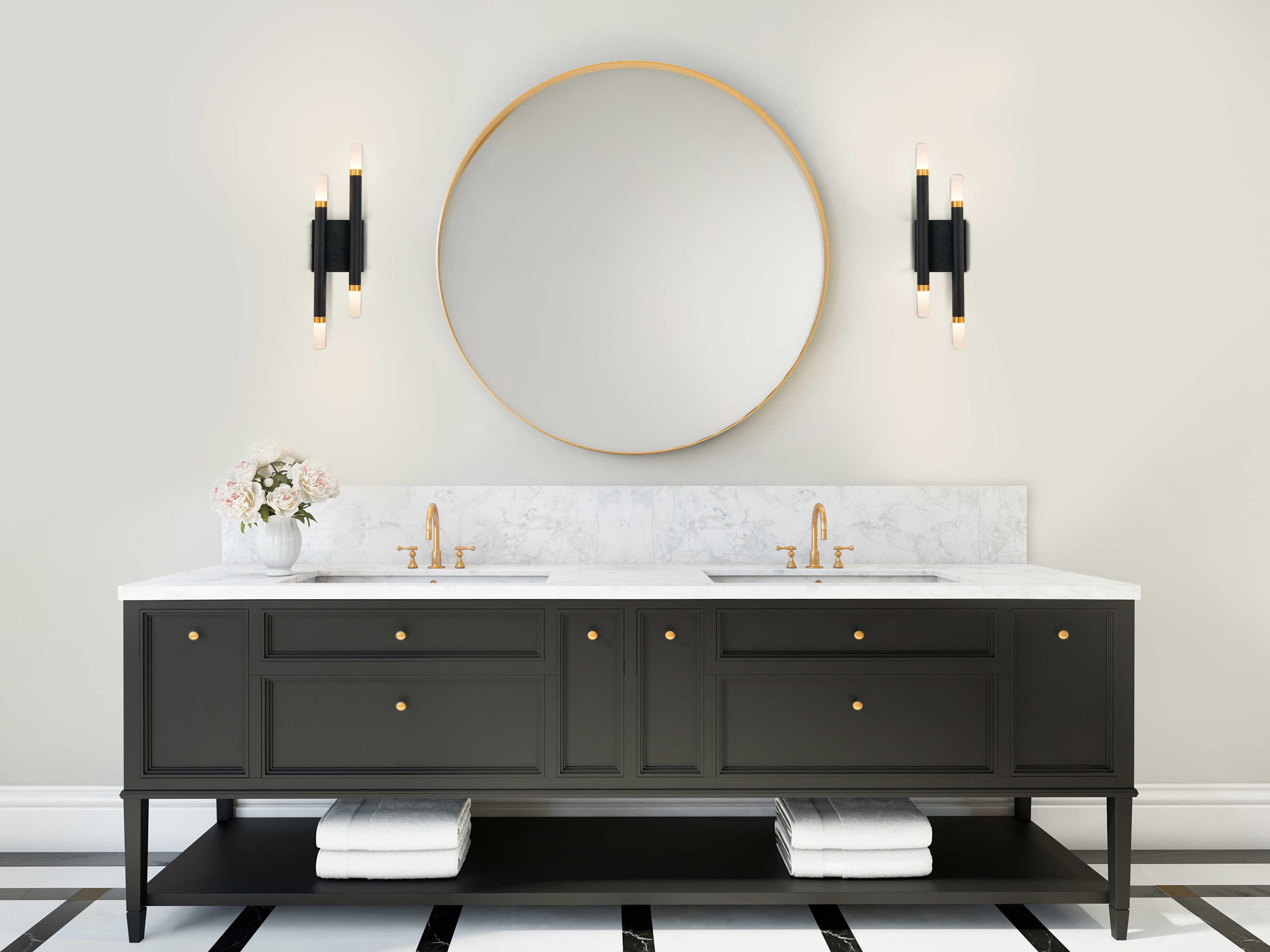 Kuzco Lighting Draven Black Wall Sconce