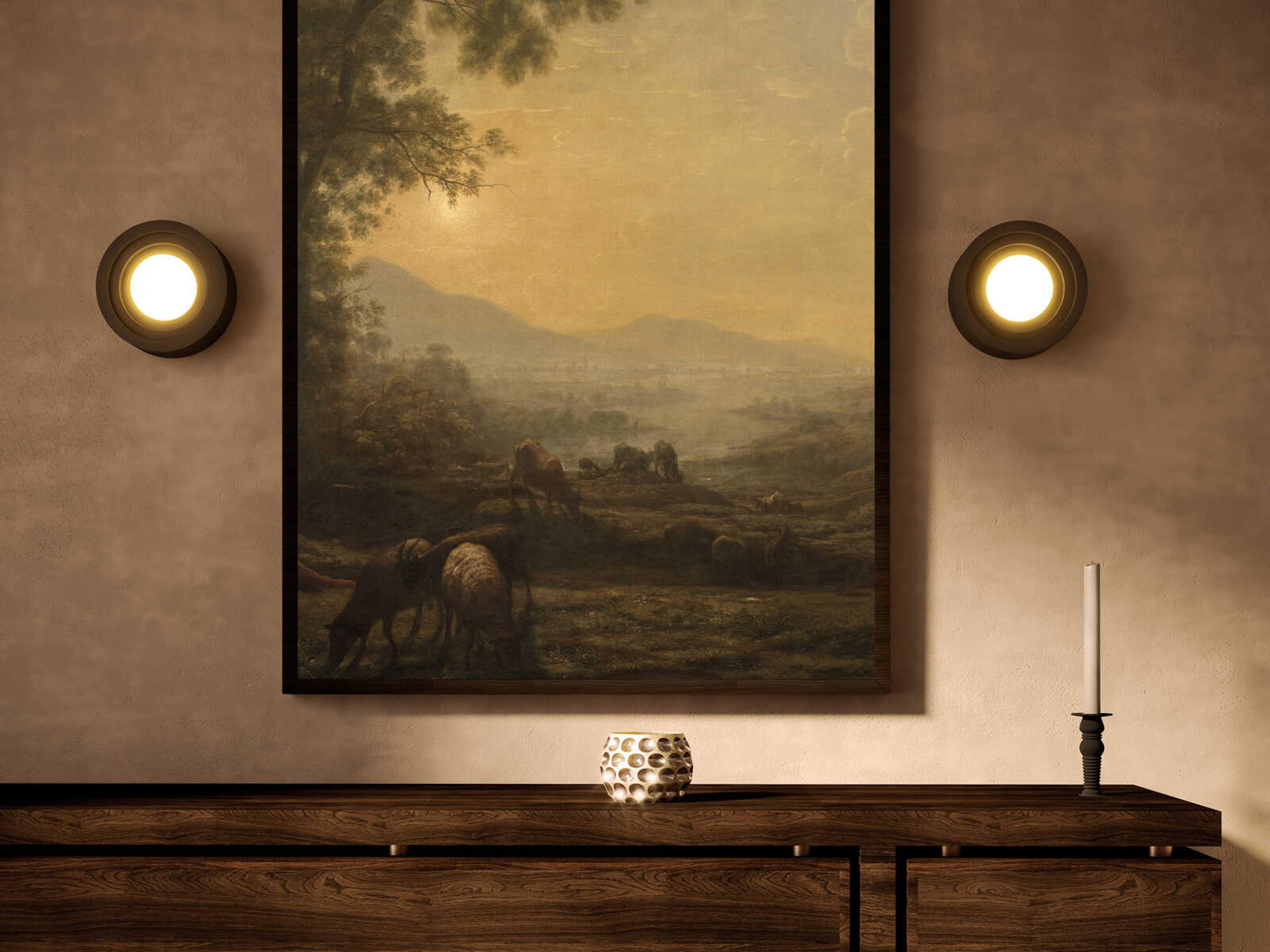 Kuzco Lighting Arco Black Wall Sconce