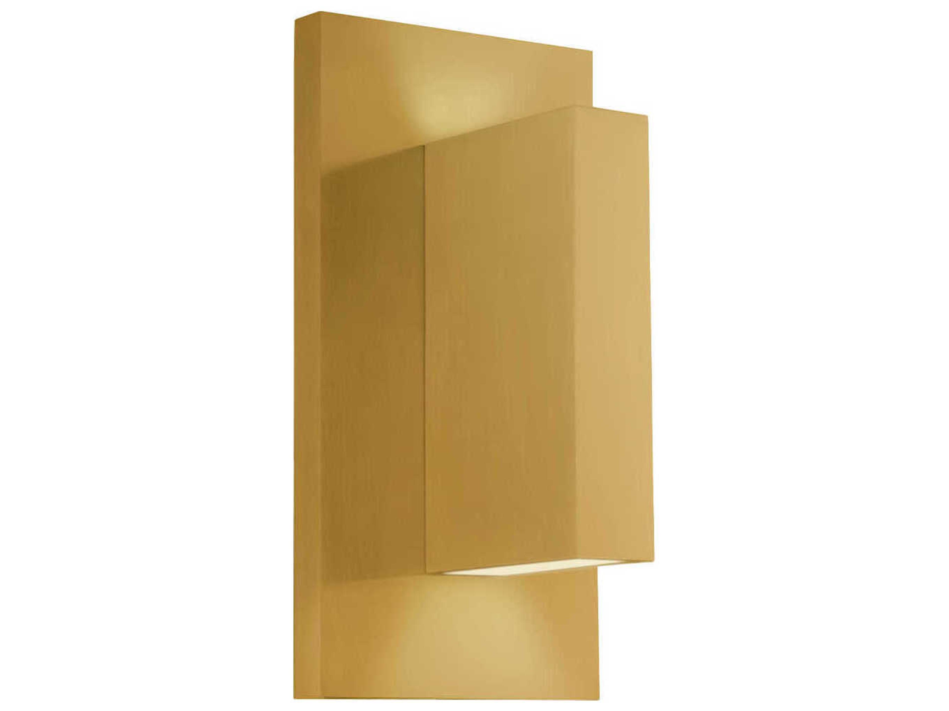 Vista Brushed Gold Wall Sconce
