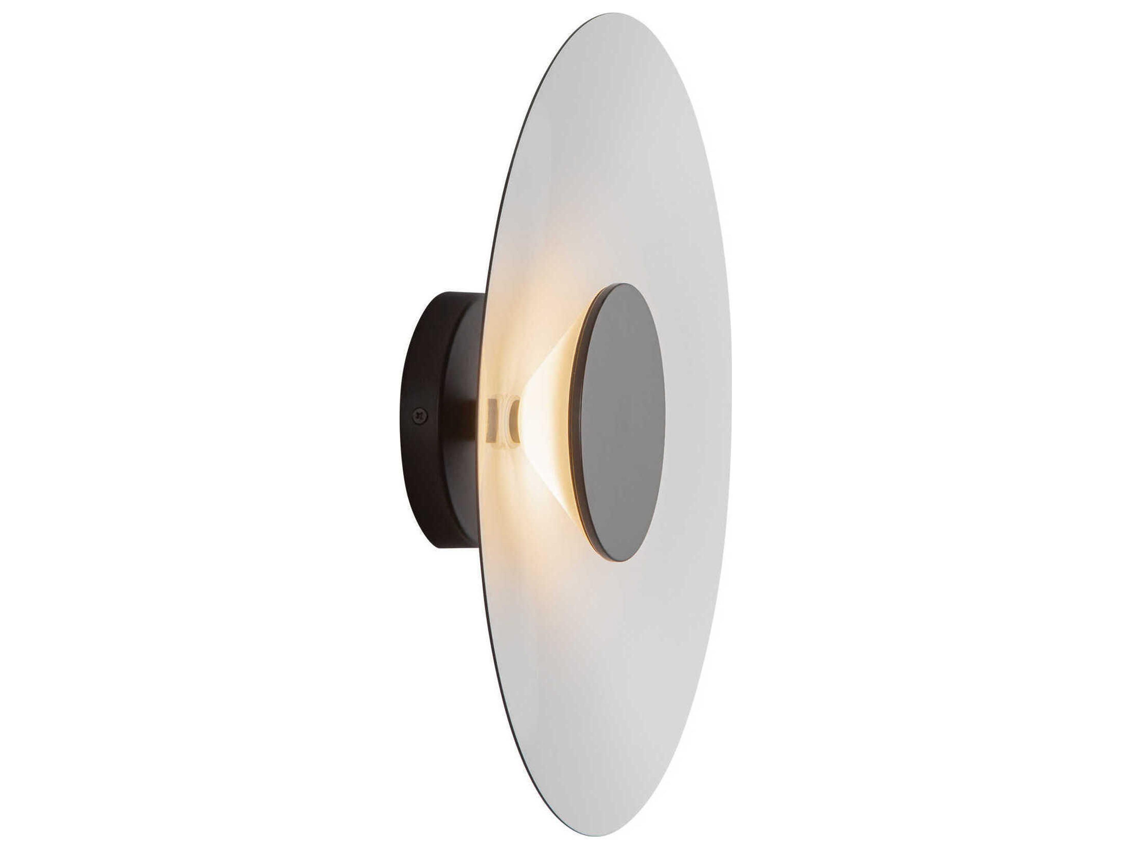 Kuzco Lighting Cruz Black White Wall Sconce