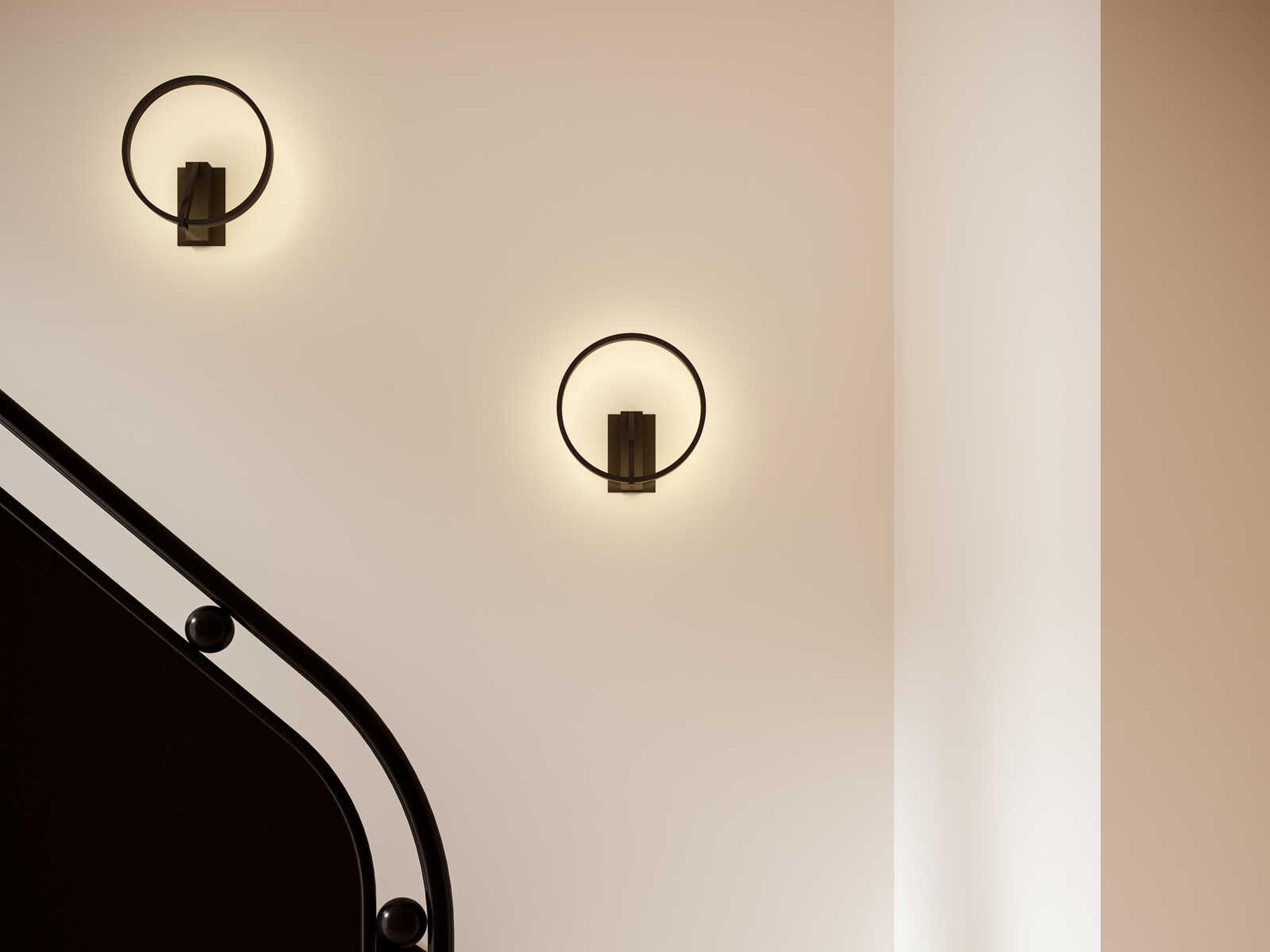 Kuzco Lighting Roda Black Wall Sconce