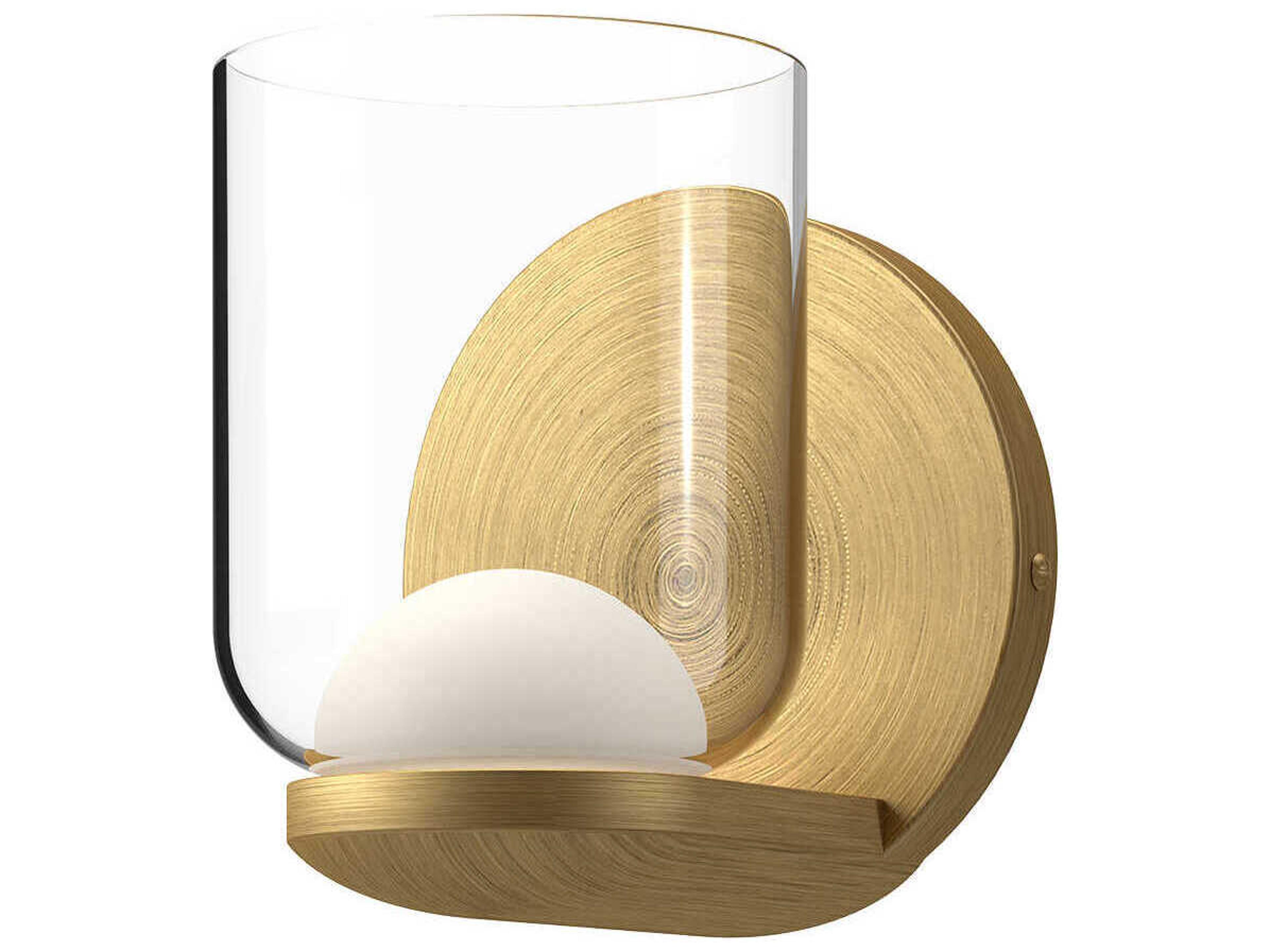 Cedar Brushed Gold Wall Sconce