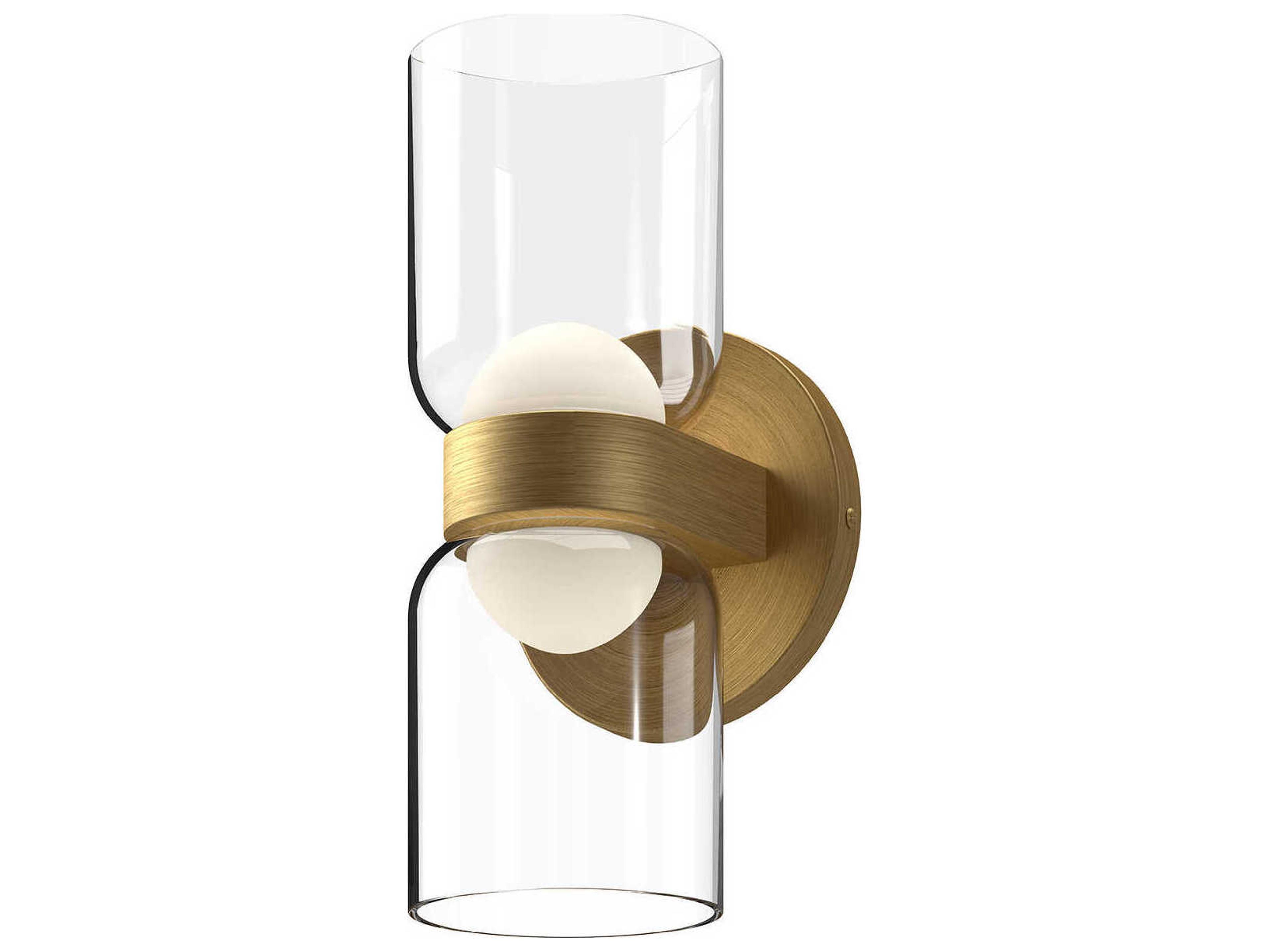Cedar Brushed Gold Wall Sconce