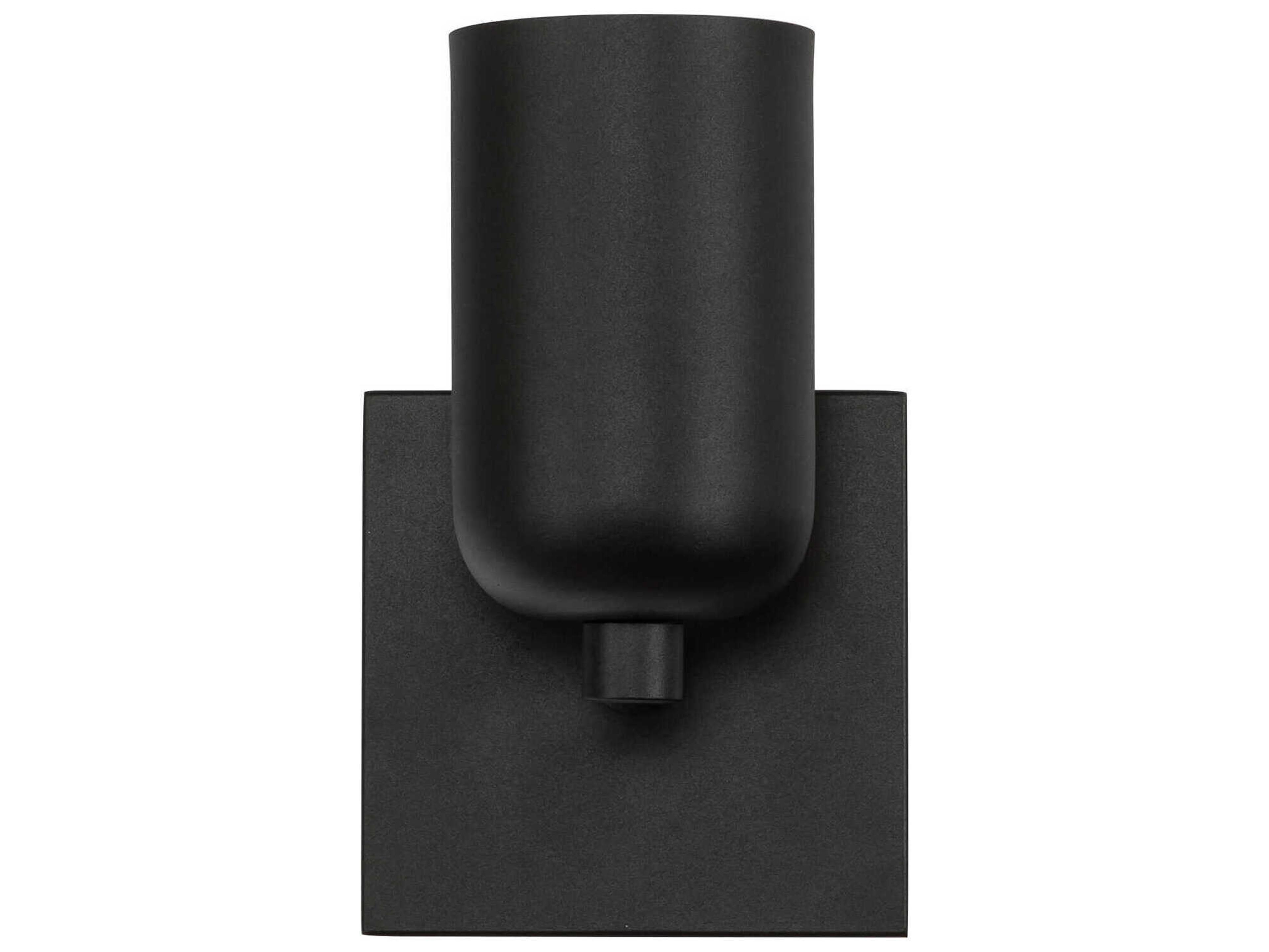 Kuzco Lighting Nola 1-Light Black Wall Sconce