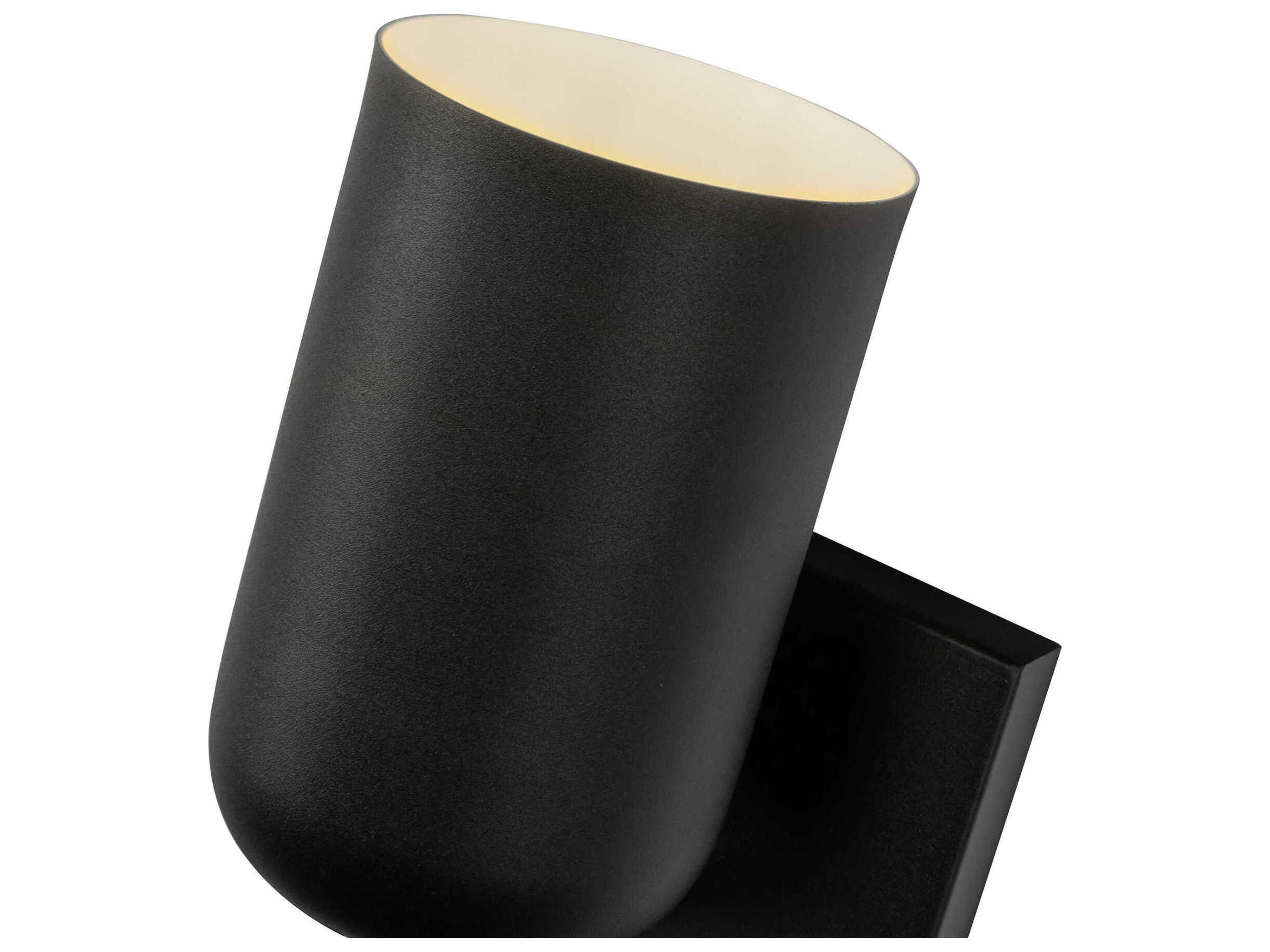 Kuzco Lighting Nola 1-Light Black Wall Sconce